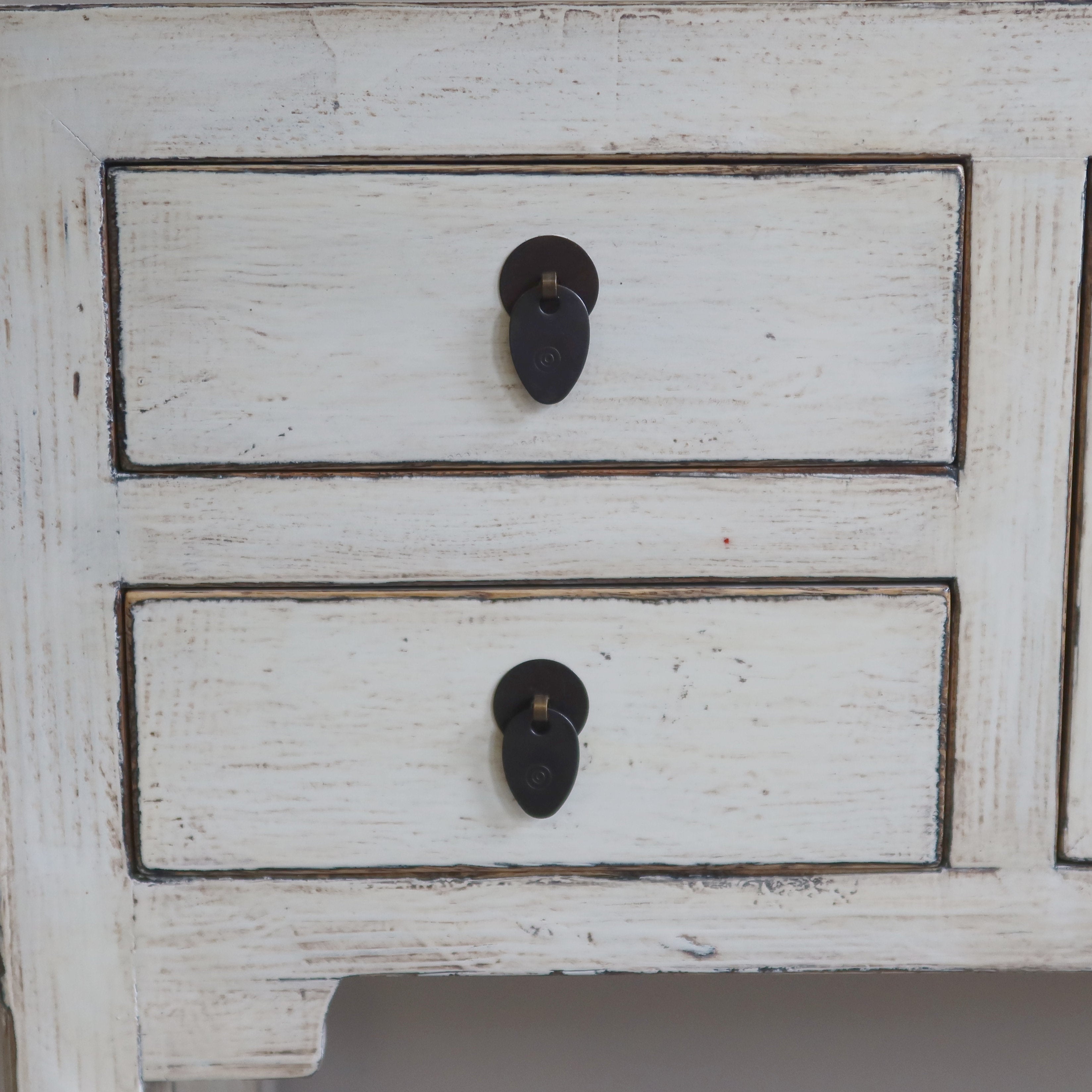 CONSOLLE CINESE LACCA BIANCA