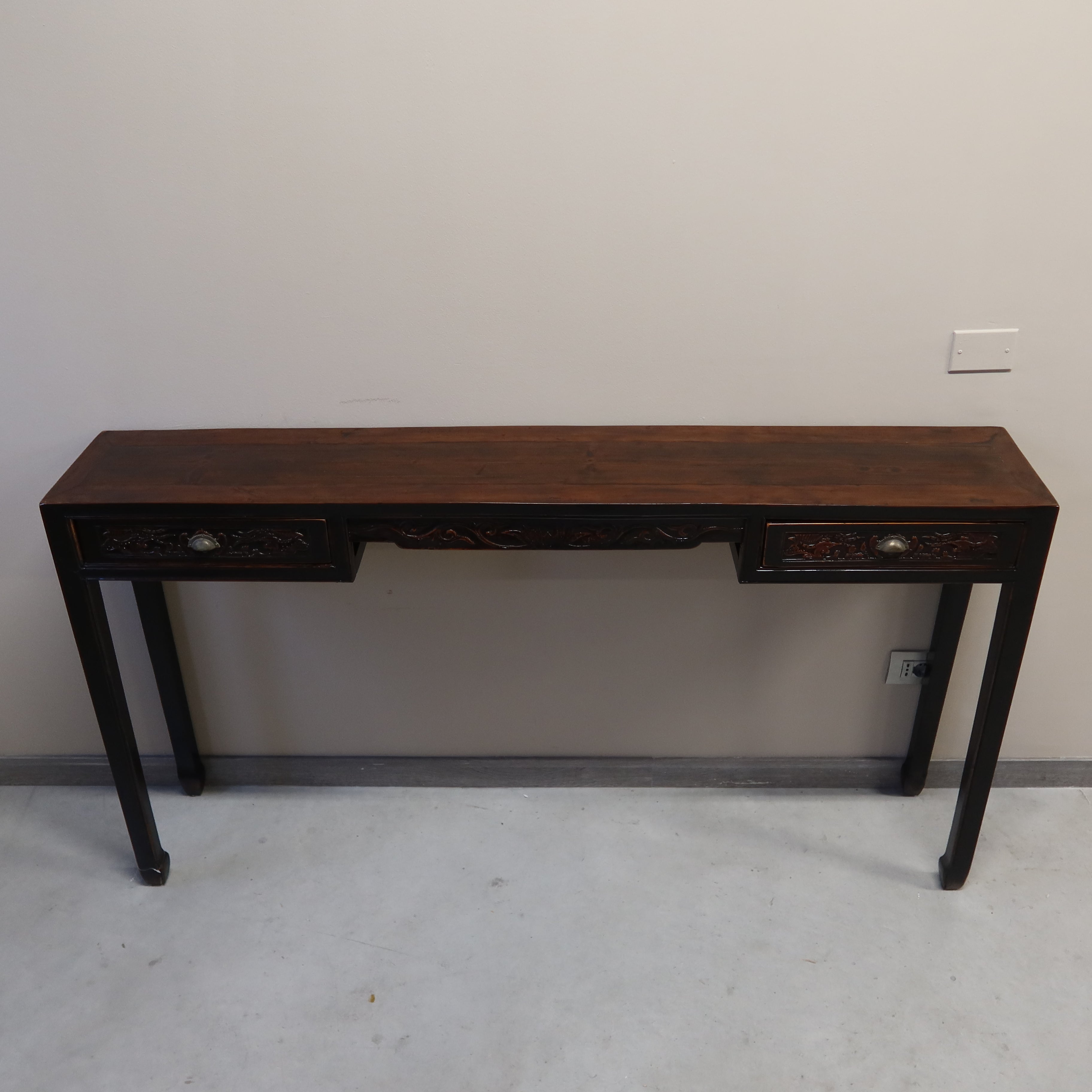 CONSOLLE 2 CASSETTI E INTAGLI