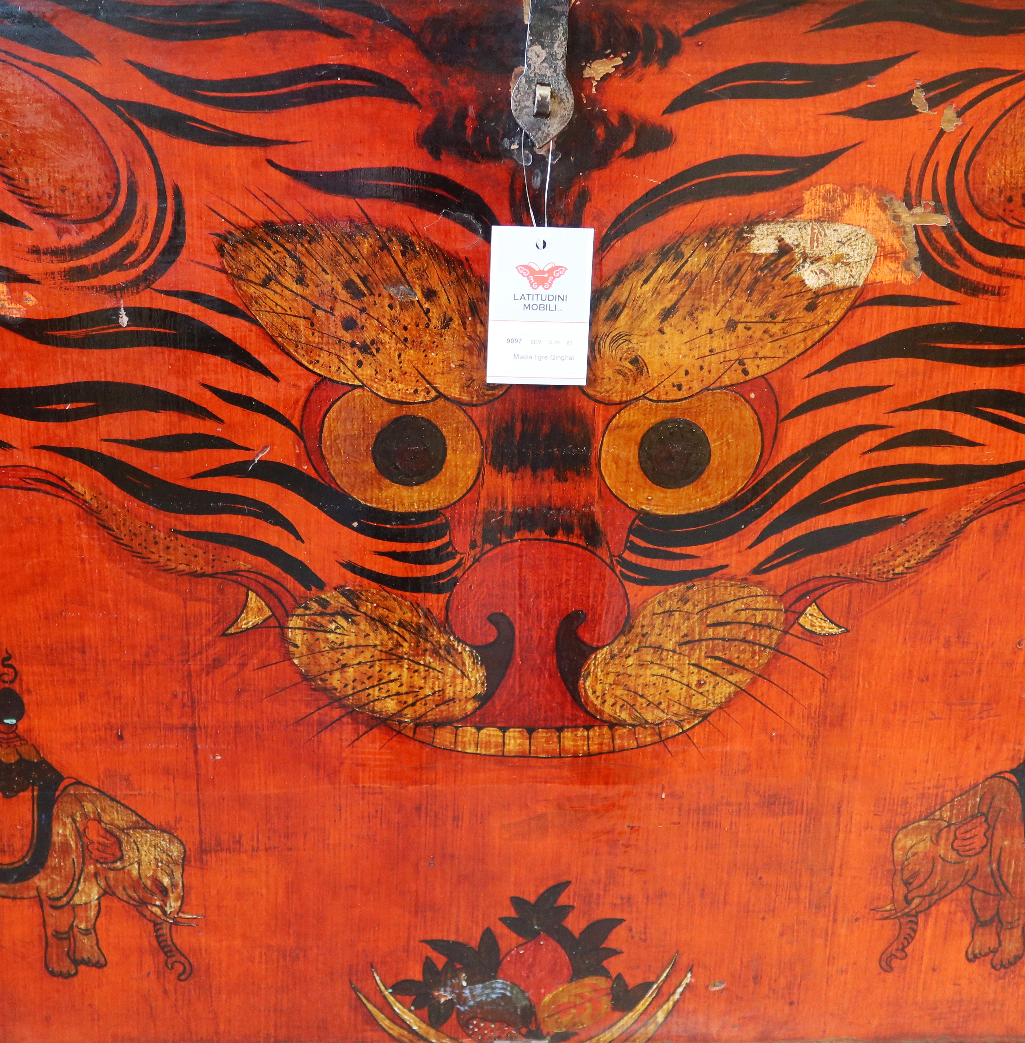 COPPIA MADIE DEL QINGHAI DECORO TIGRE