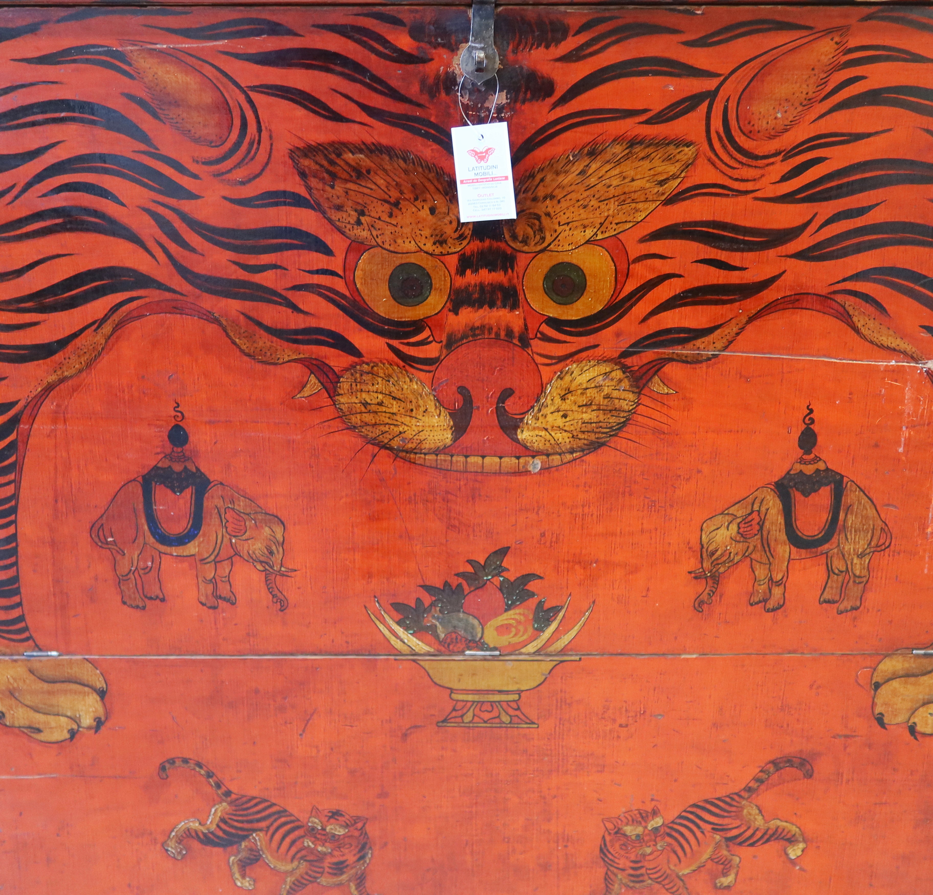 COPPIA MADIE DEL QINGHAI DECORO TIGRE