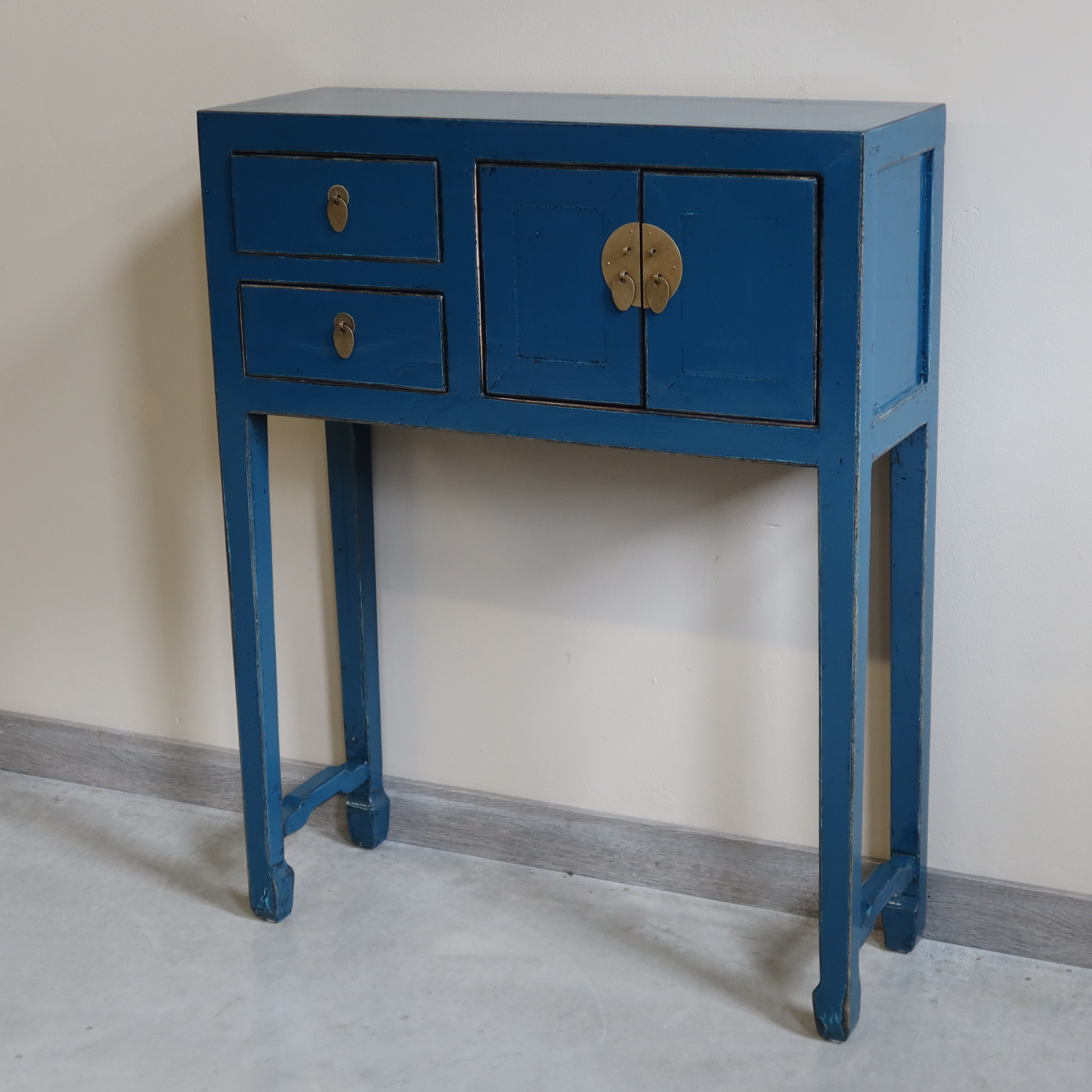 CONSOLINA CINESE LACCA BLU