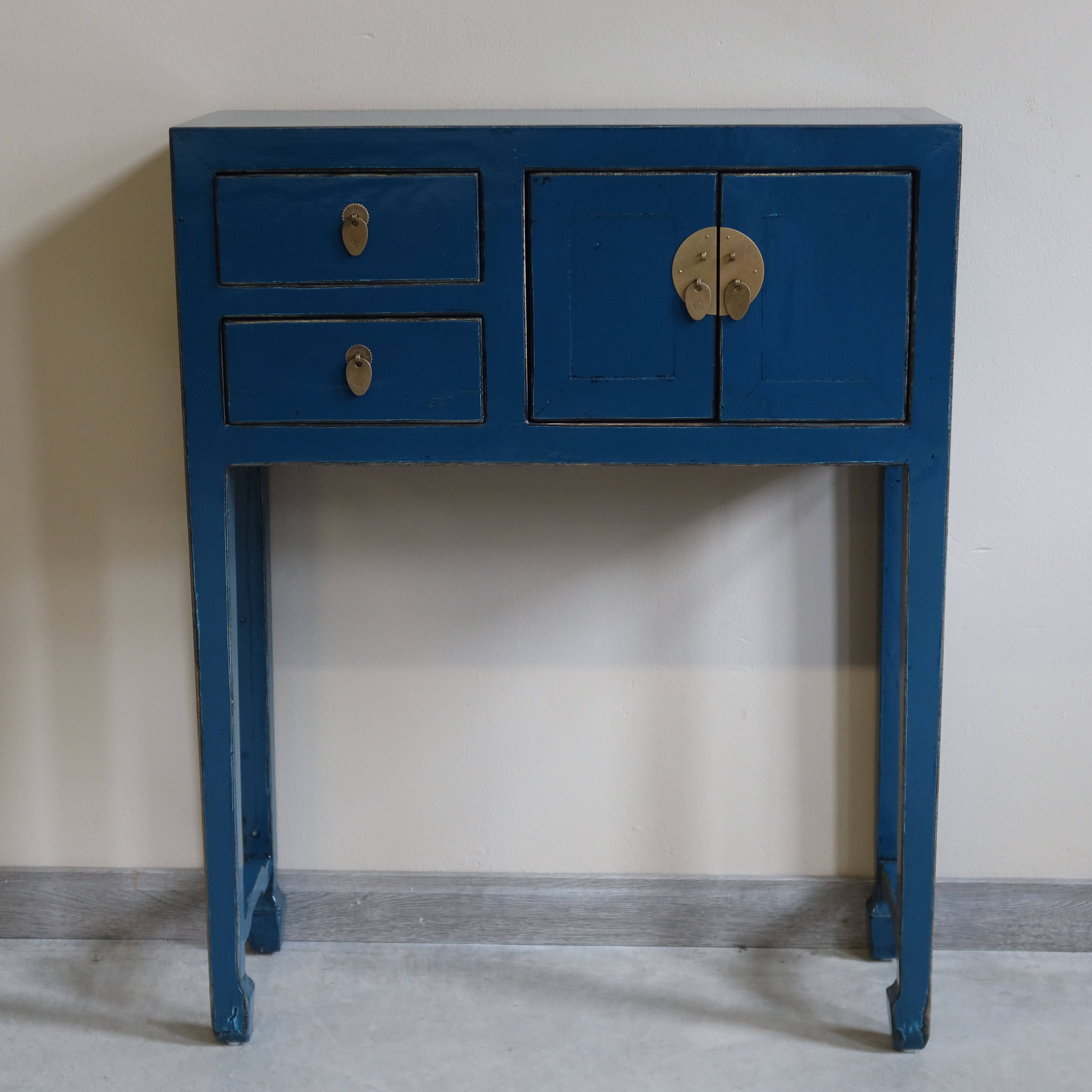 CONSOLINA CINESE LACCA BLU