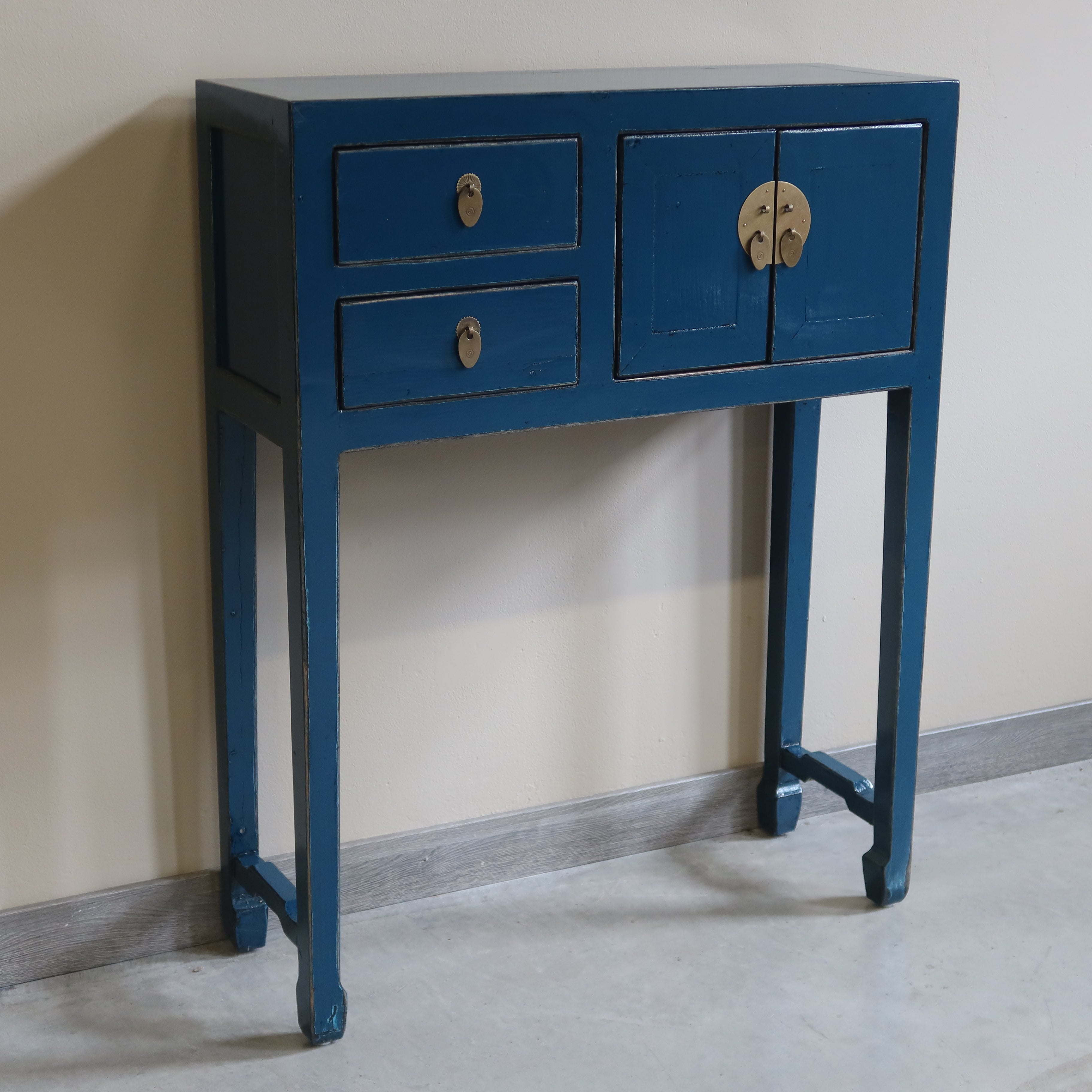 CONSOLINA CINESE LACCA BLU