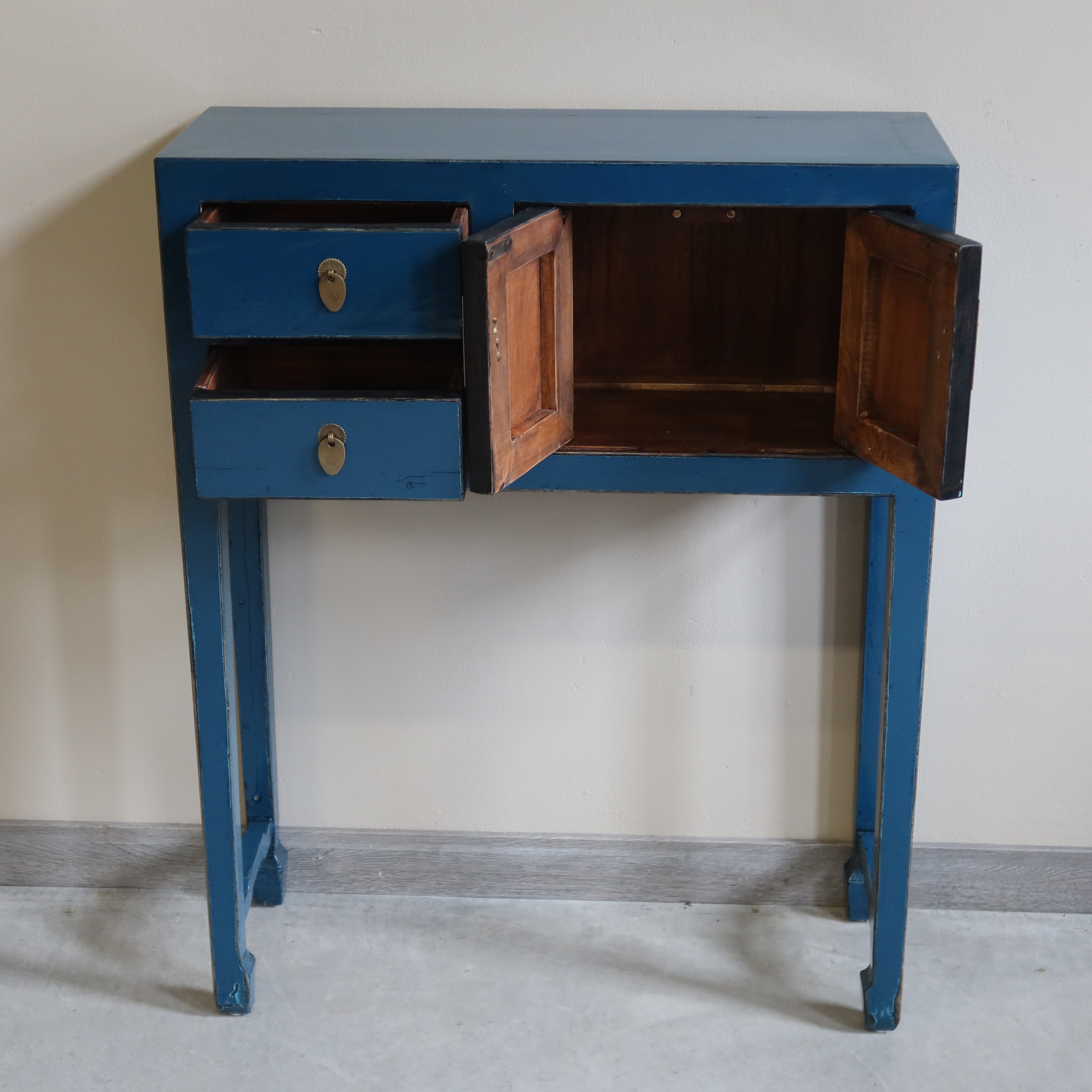 CONSOLINA CINESE LACCA BLU