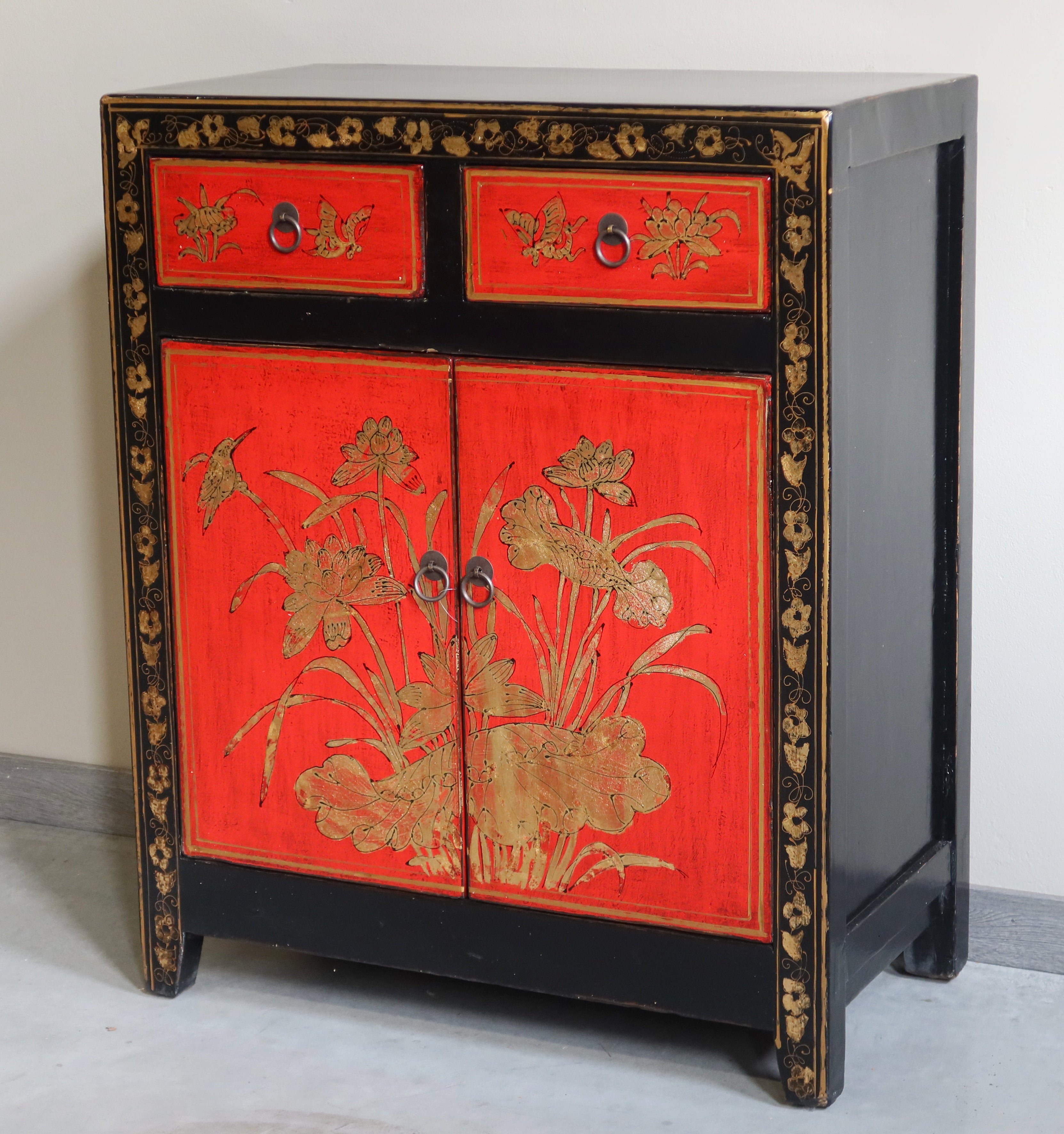 CREDENZINA SHANXI LACCA BICOLORE