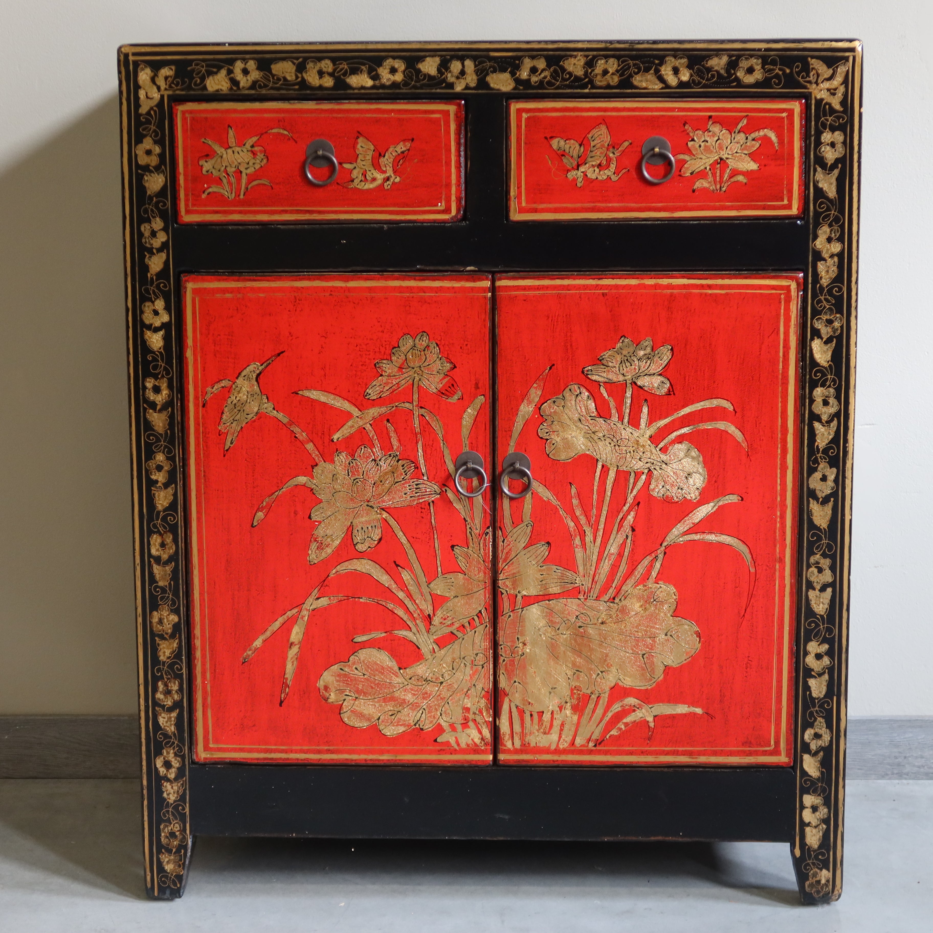 CREDENZINA SHANXI LACCA BICOLORE