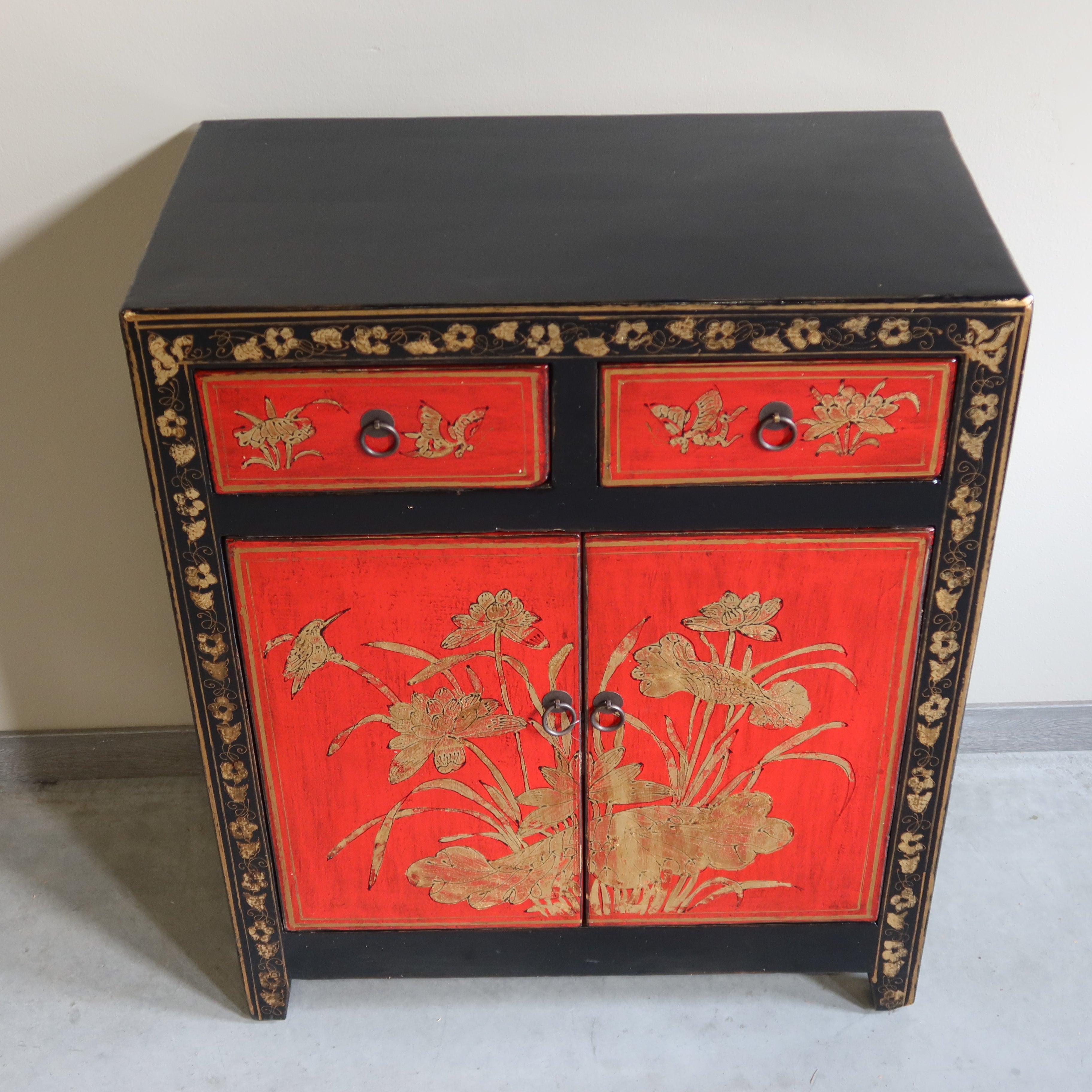 CREDENZINA SHANXI LACCA BICOLORE