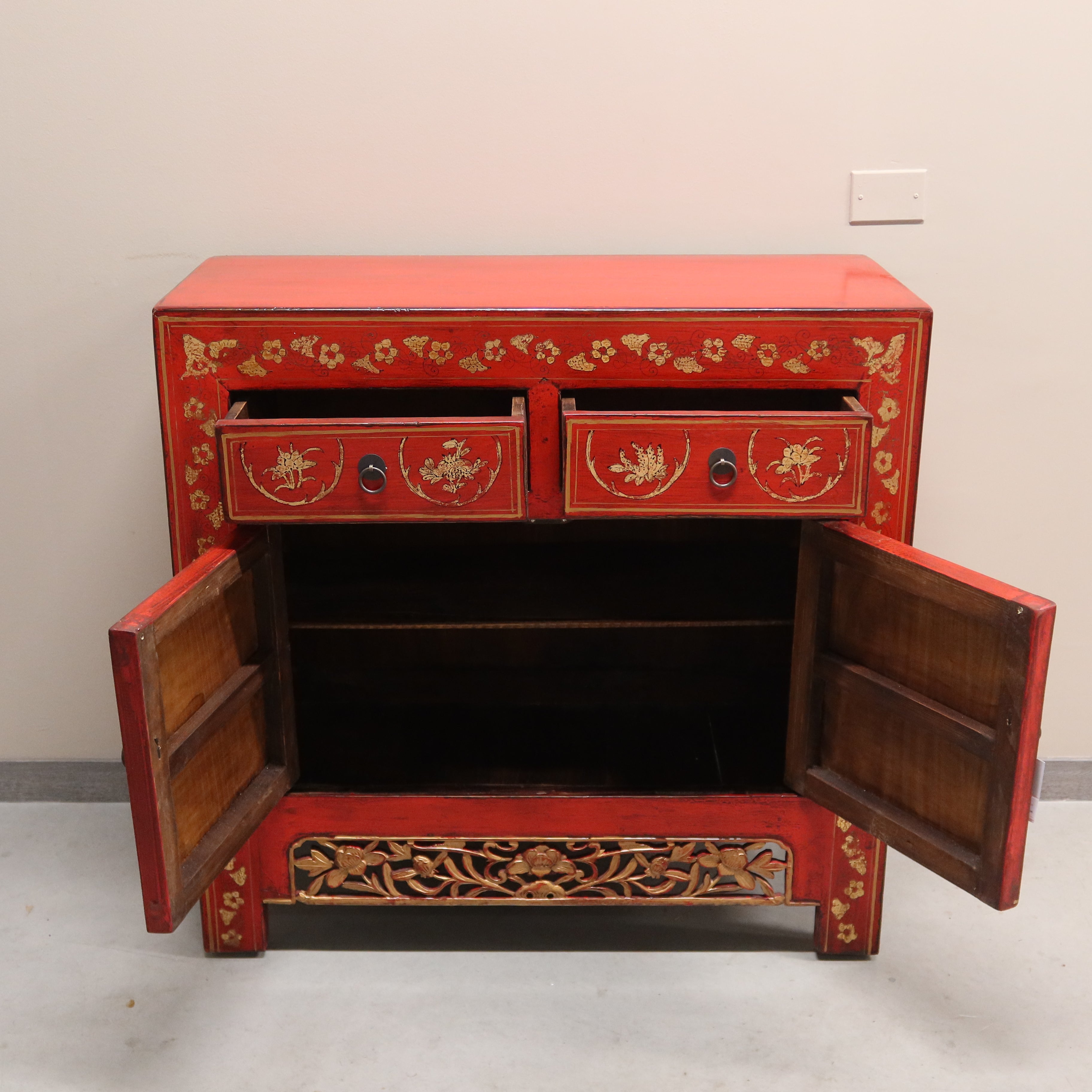 CREDENZINA SHANXI LACCA DECORATA