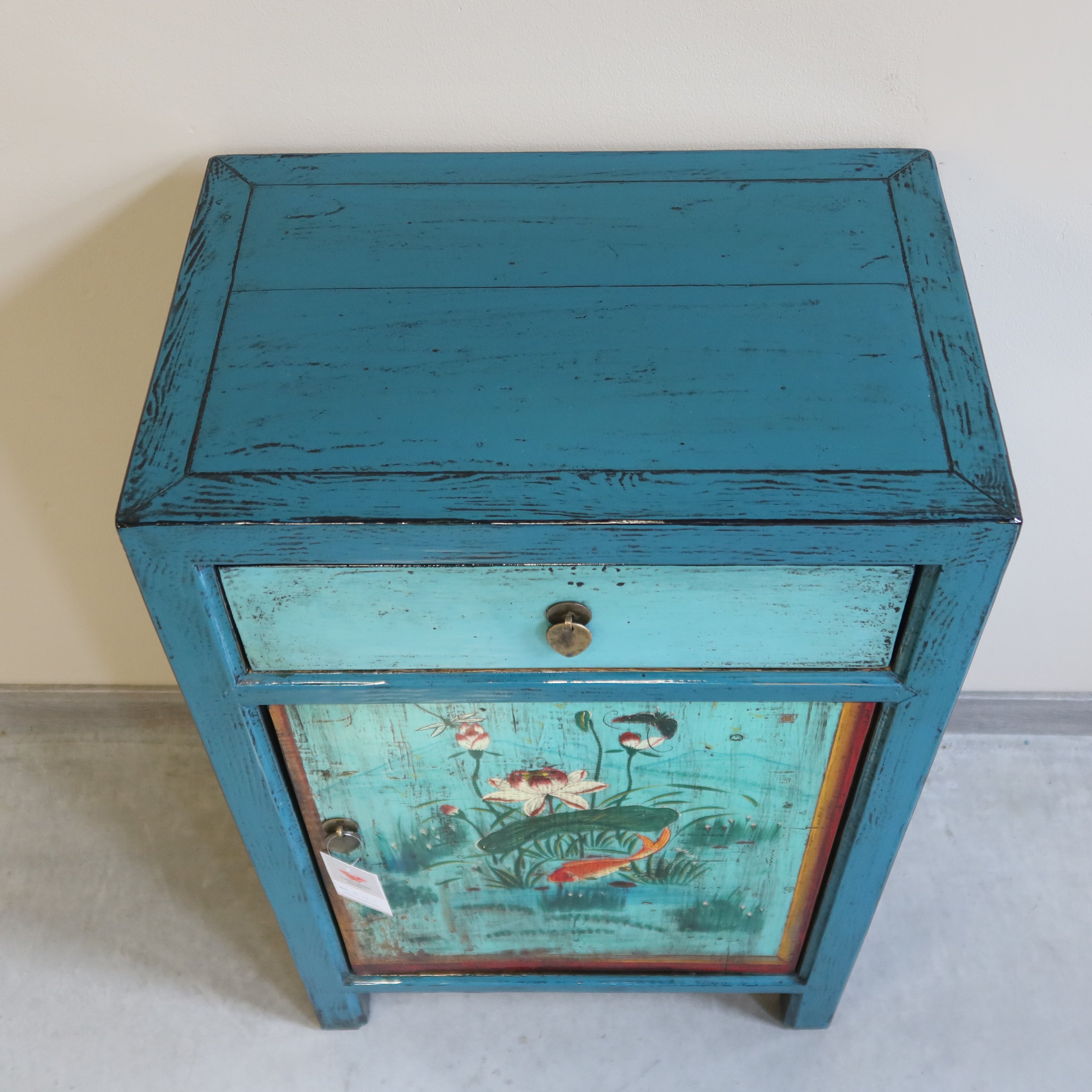 CREDENZINO MONGOLIA DECORATO