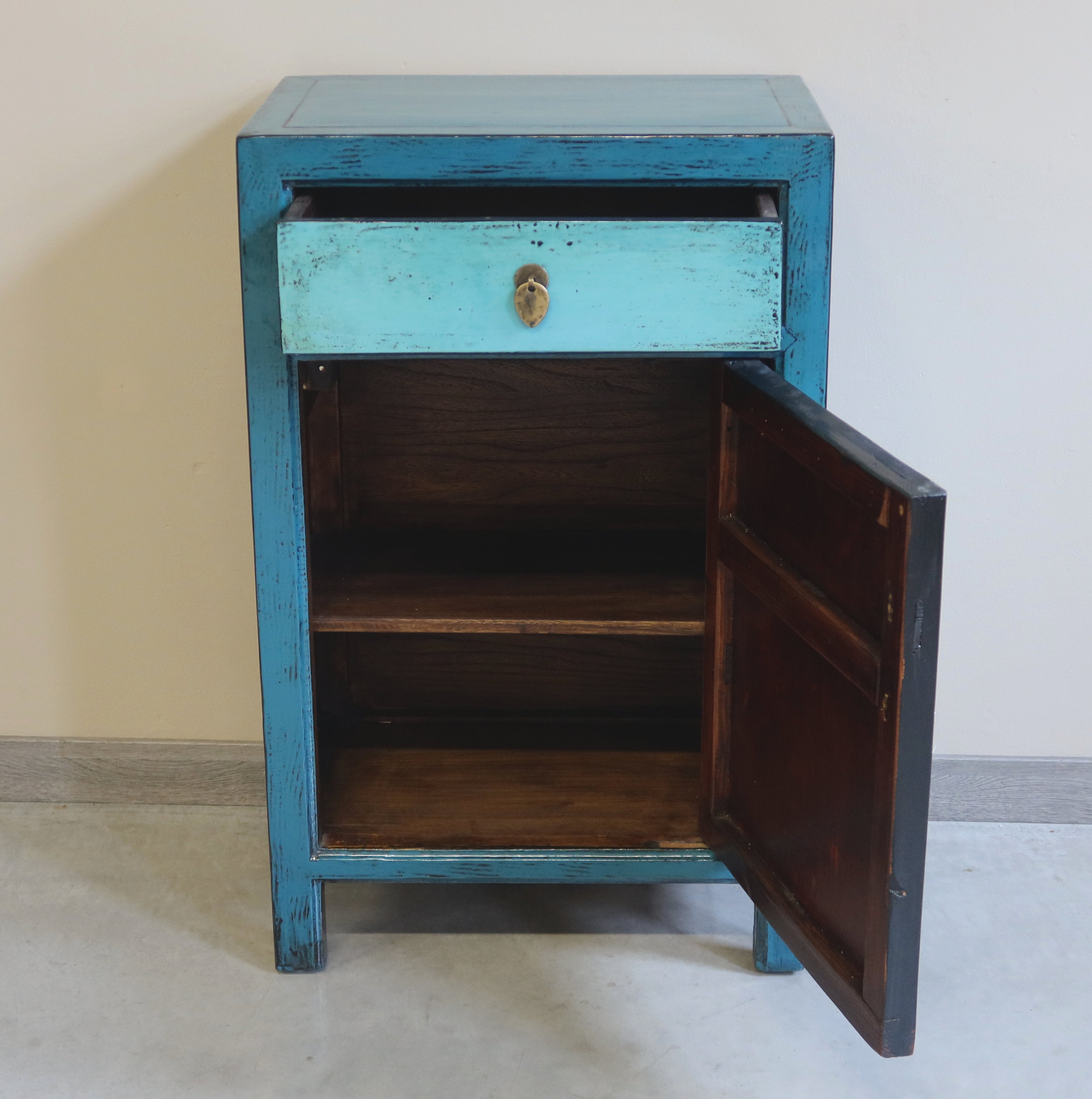 CREDENZINO MONGOLIA DECORATO