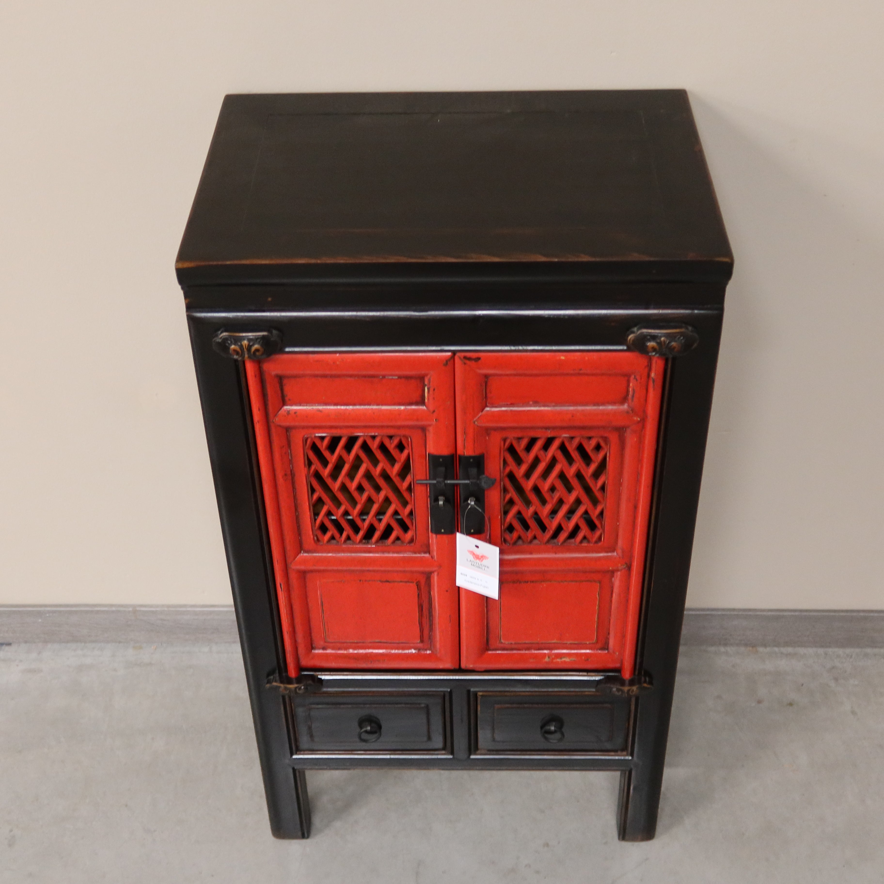 CREDENZINO ALTO DEL FUJIAN LACCA BICOLORE