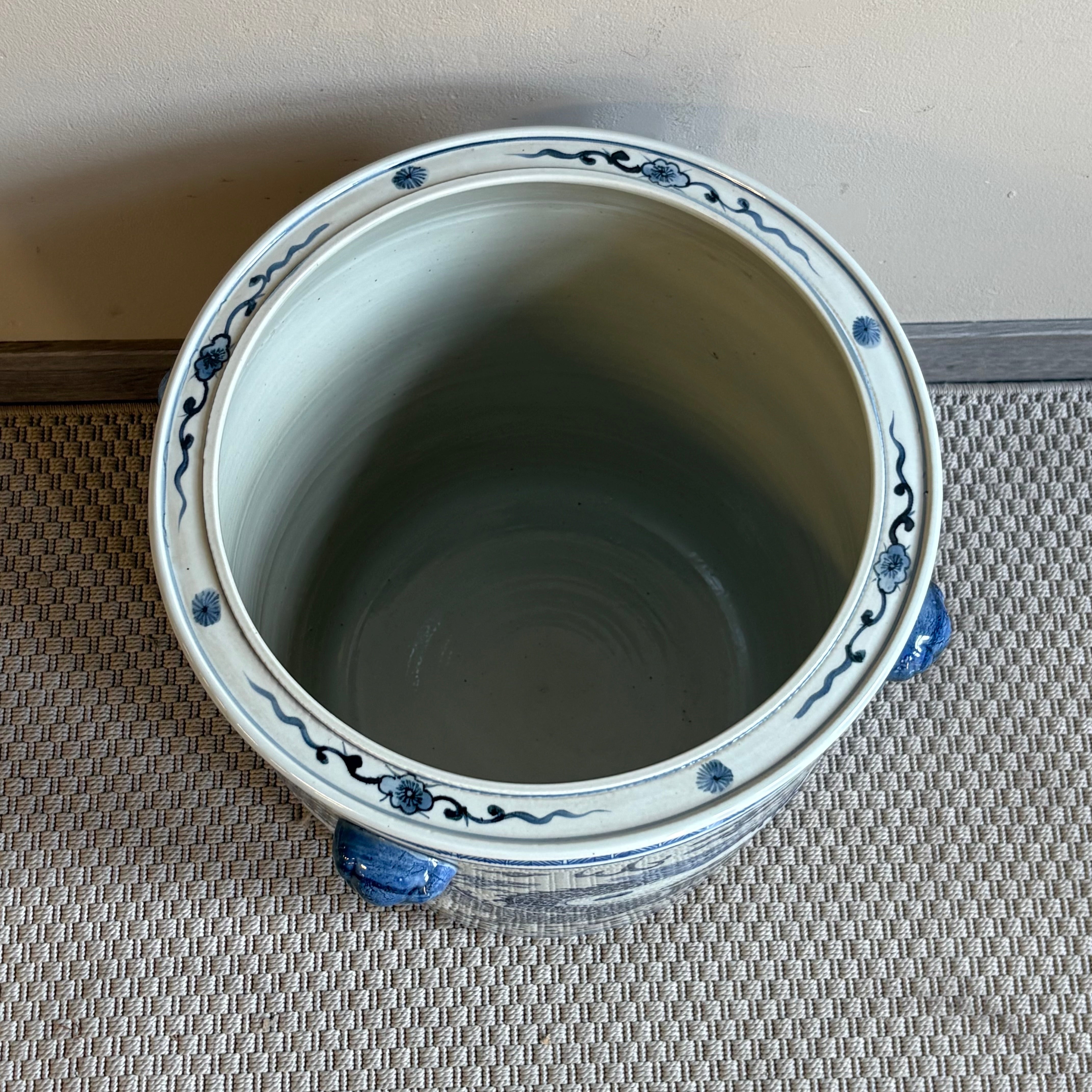 VASO CACHEPOT CERAMICA DECORATA