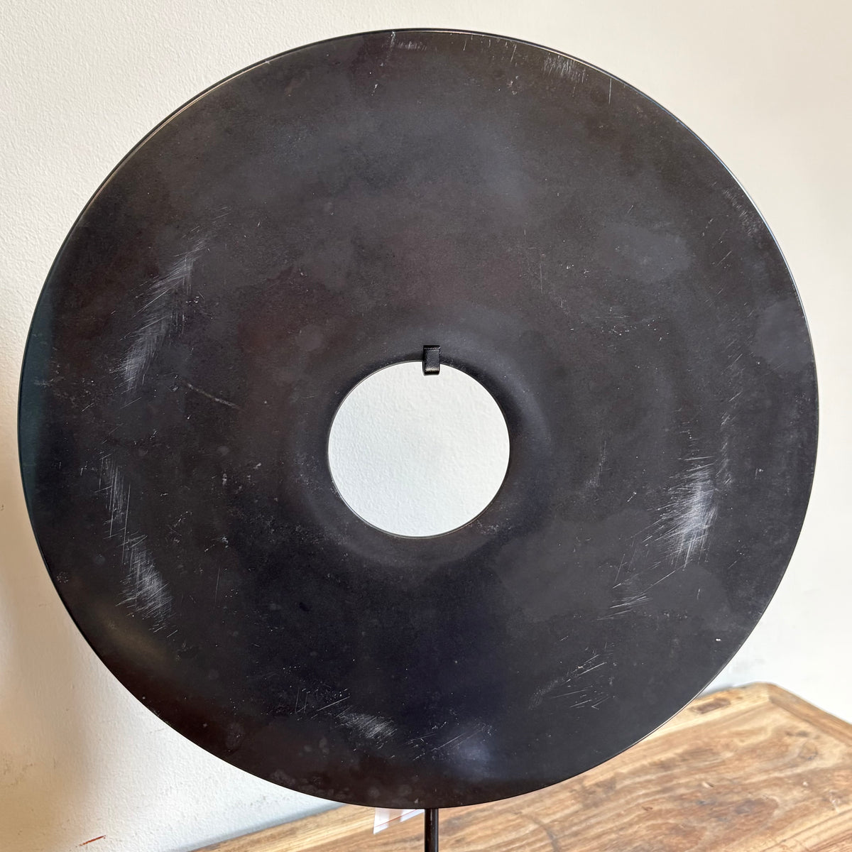GRANDE DISCO IN PIETRA LEVIGATA