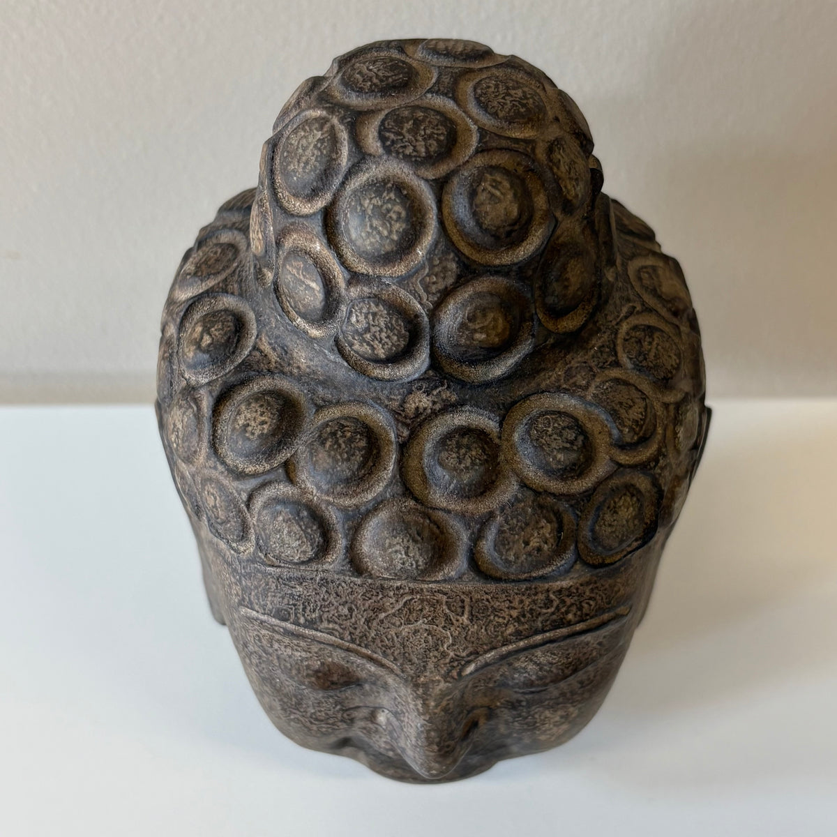 PICCOLA TESTA DI BUDDHA IN PIETRA