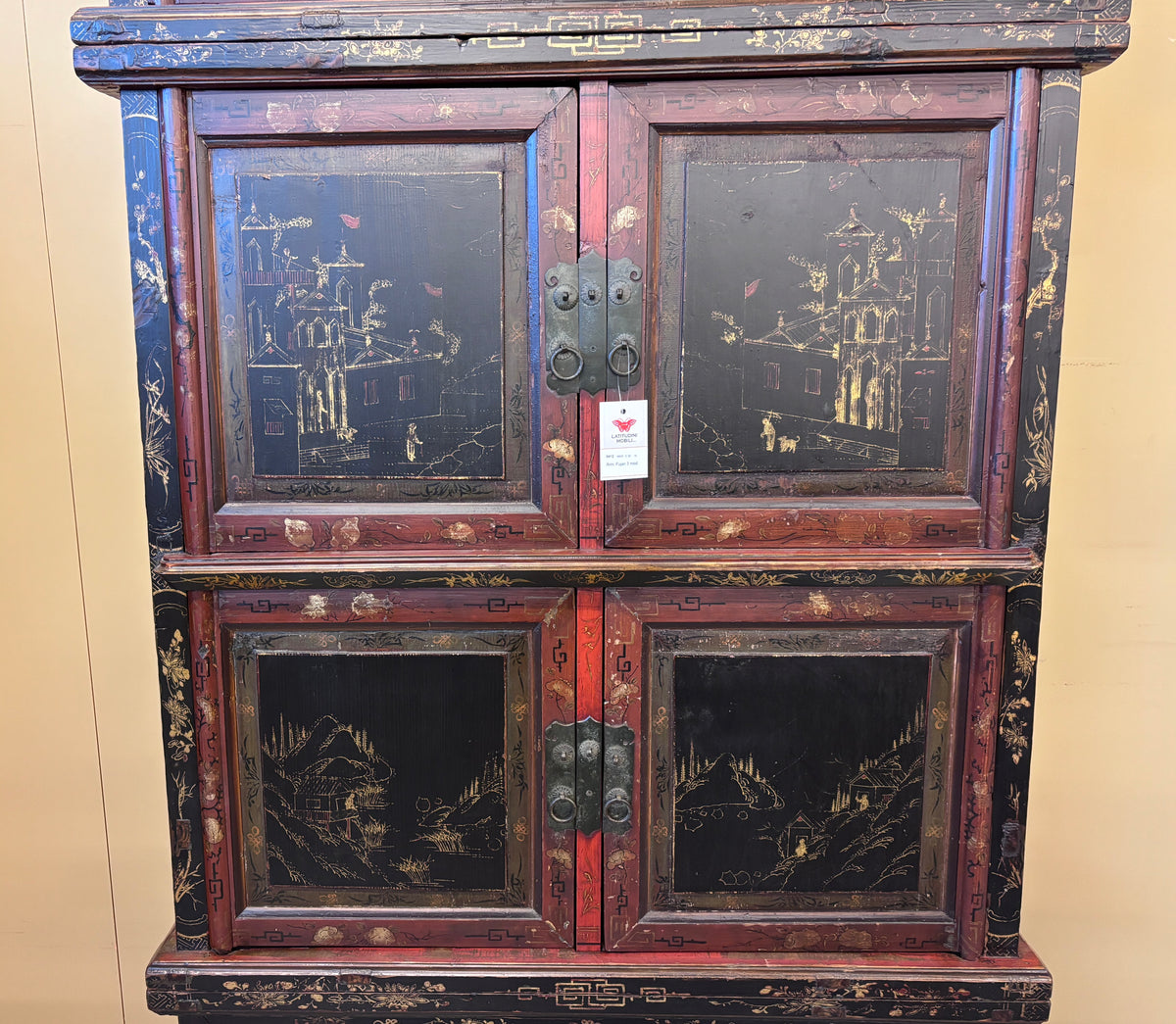 GRANDE ARMADIO FUJIAN DECORATO