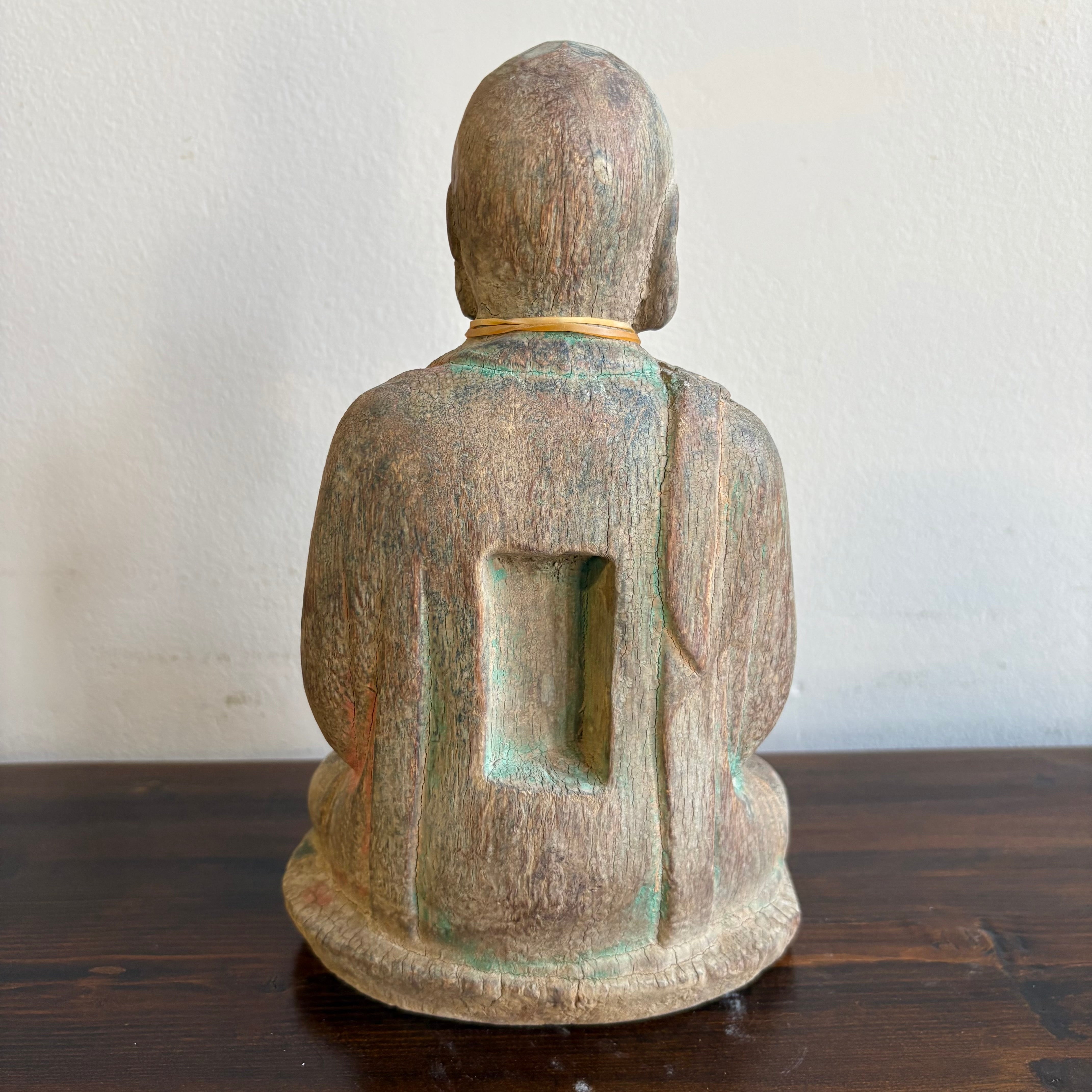STATUETTA LIGNEA BUDDHA