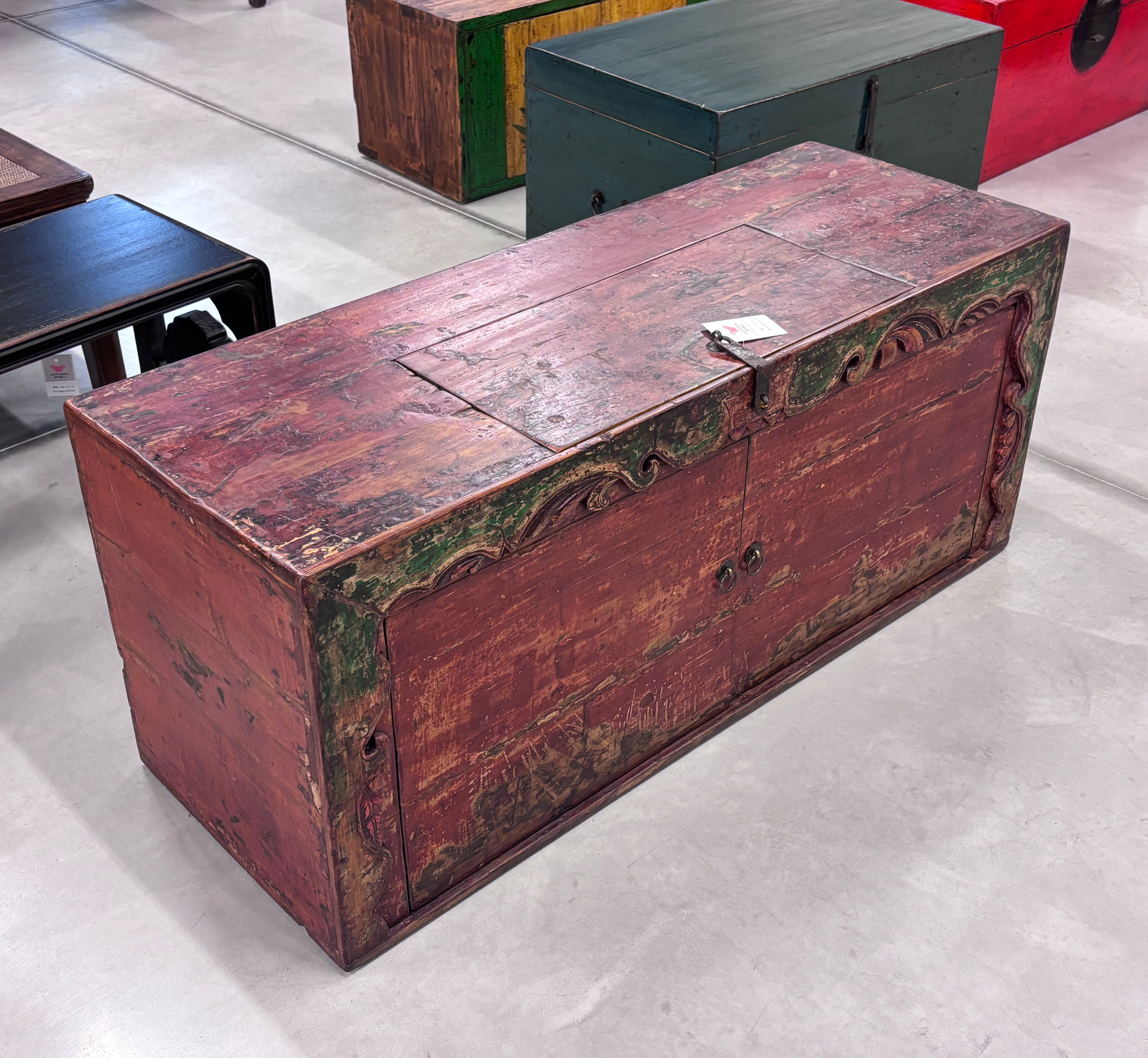 CASSA GANZU 2 ANTE CON FRAME INTAGLIATO