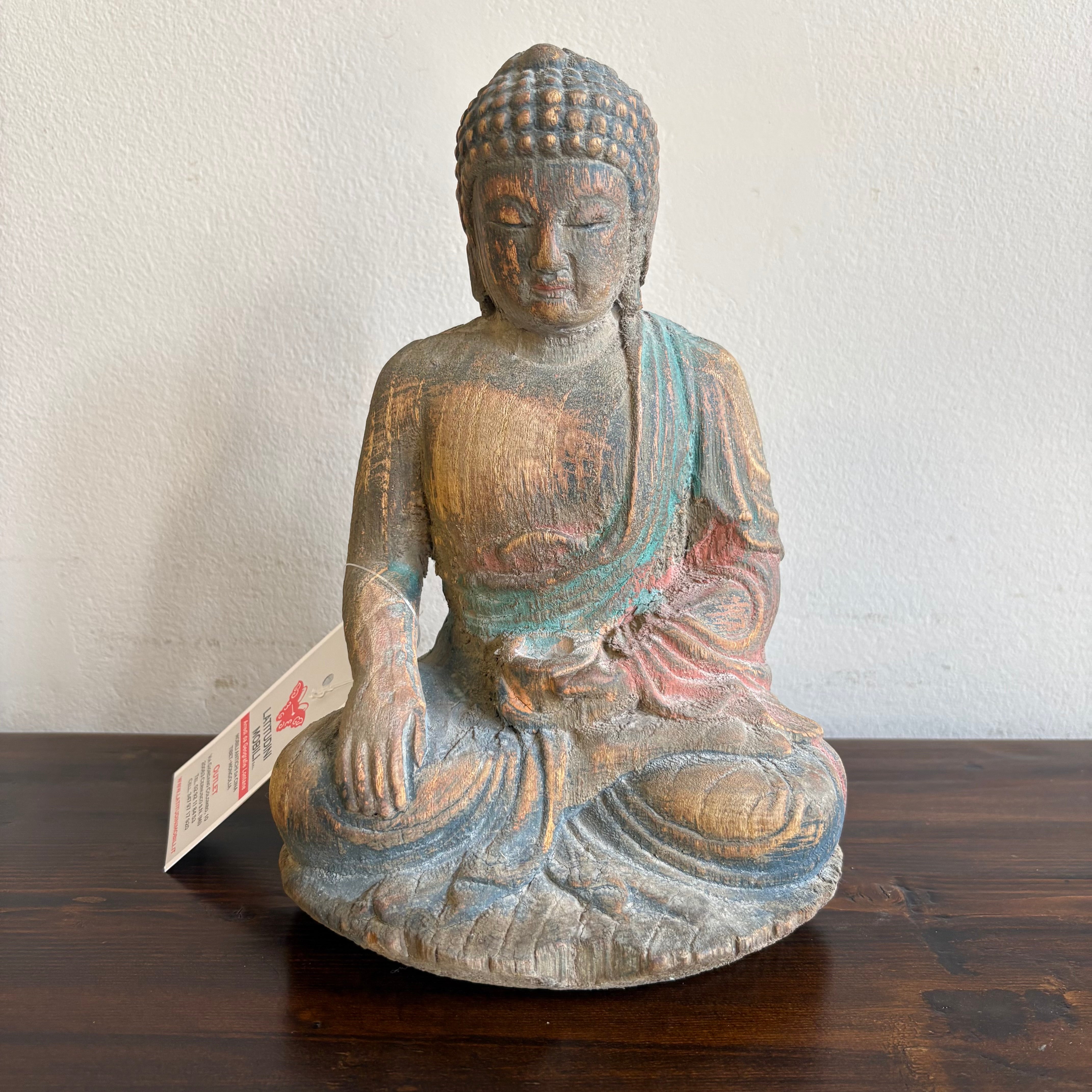 STATUETTA LIGNEA BUDDHA