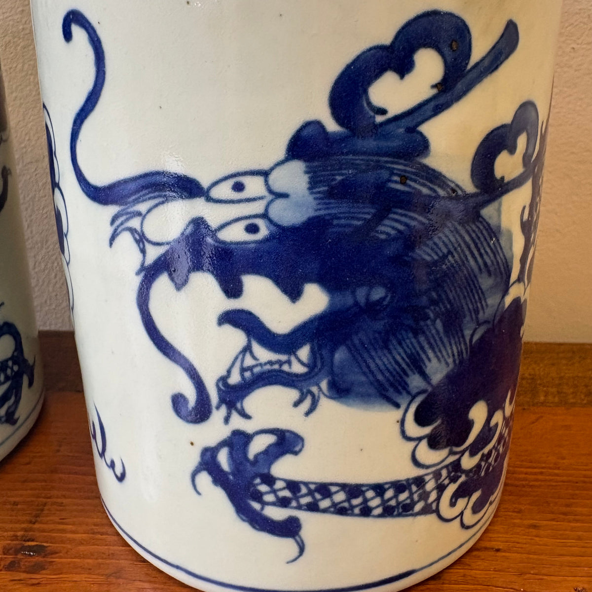 VASO CINESE IN CERAMICA DECORATA
