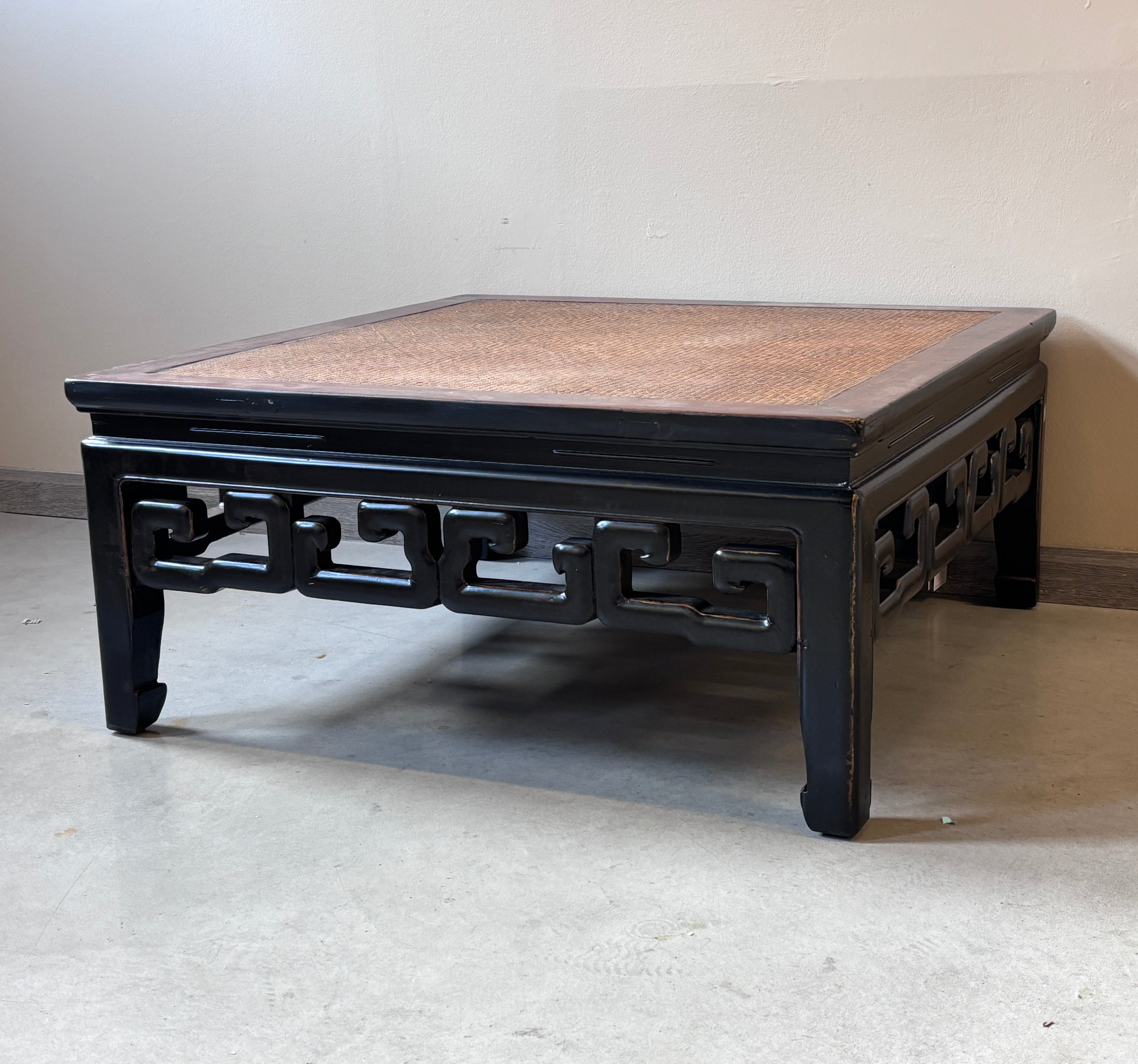 TAVOLO CINESE QUADRATO PIANO RATTAN