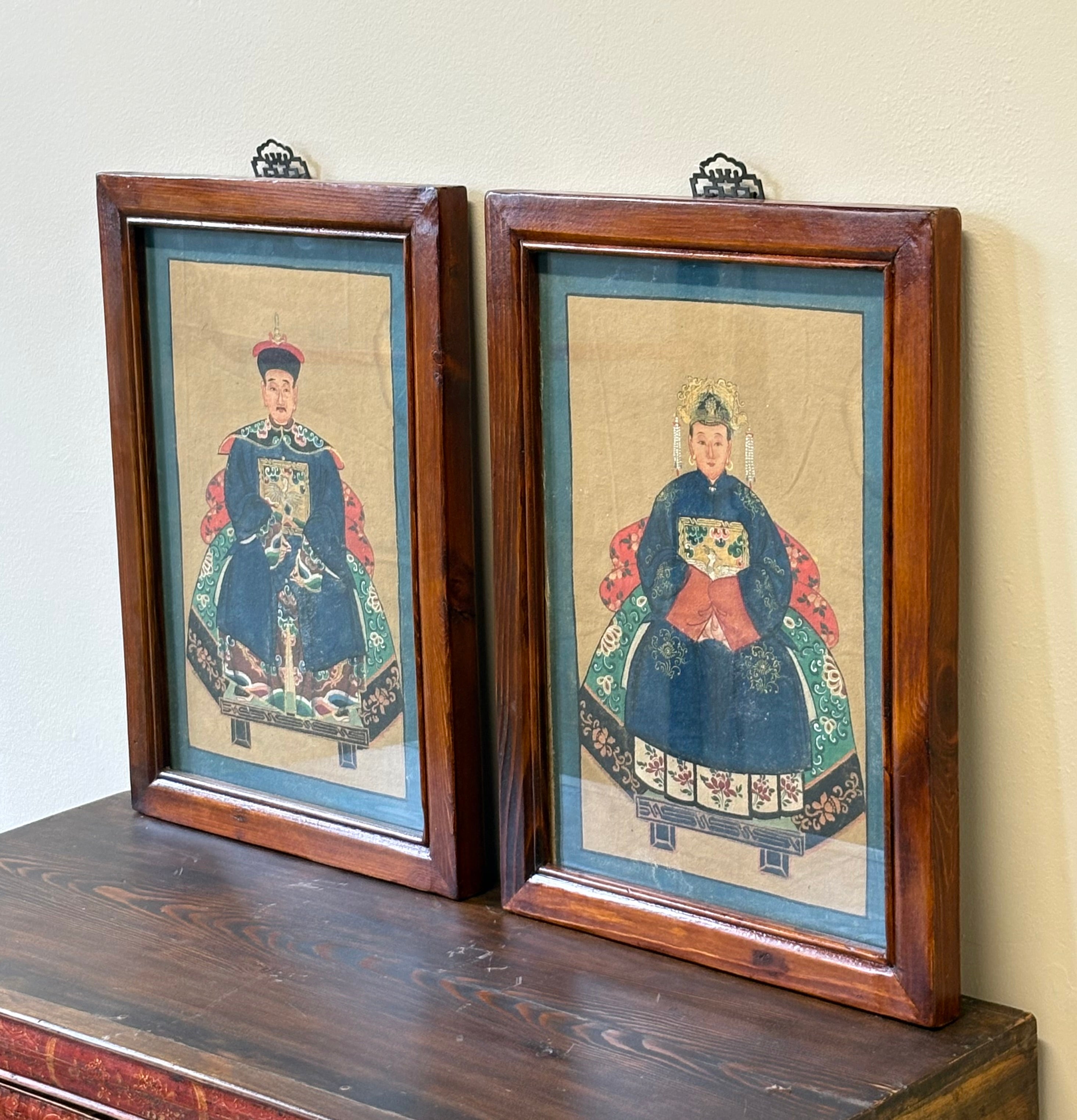 DIPINTO SU TELA "IMPERATORE CINESE"