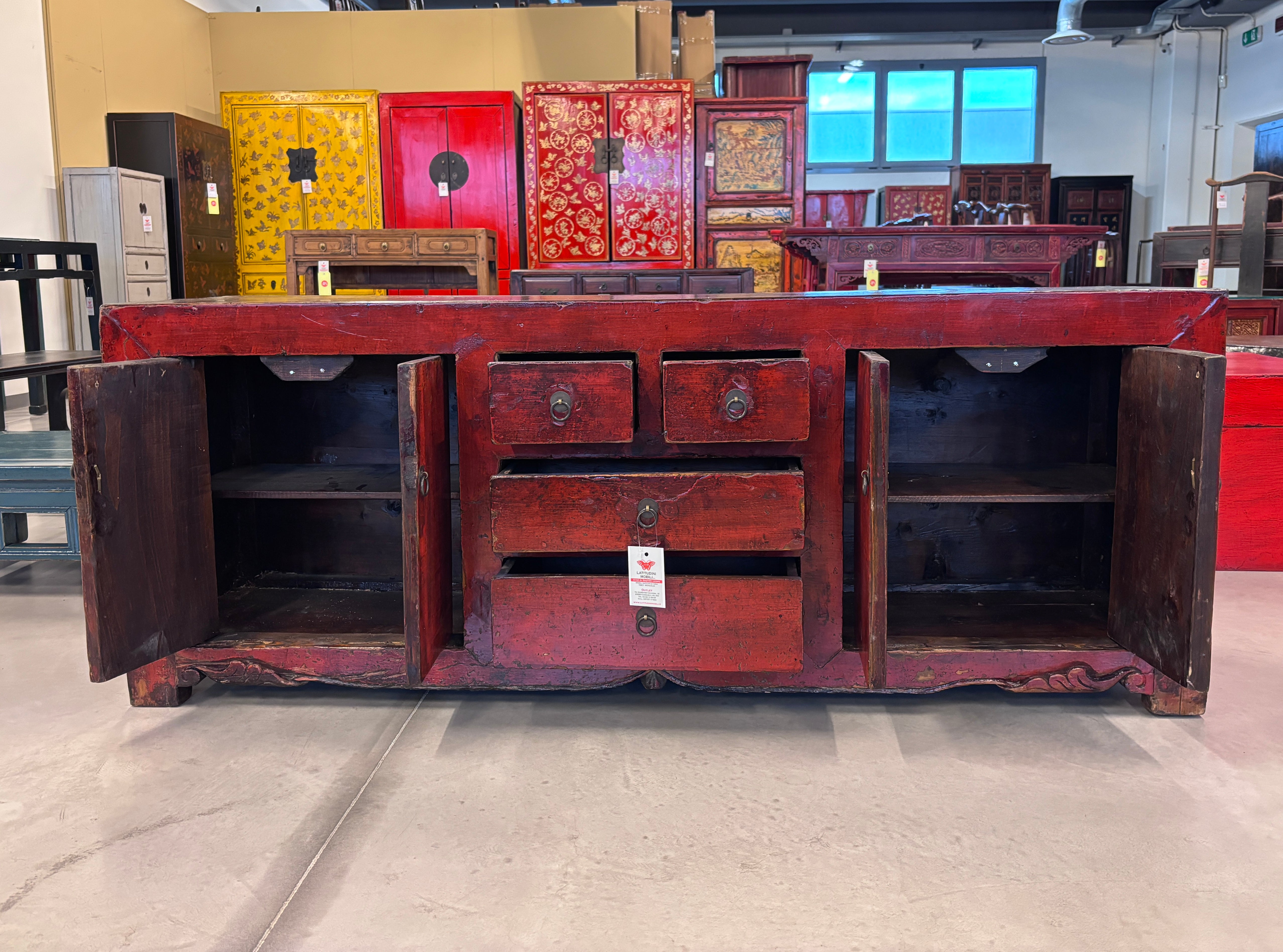 CASSAPANCA CINESE LACCA ROSSA