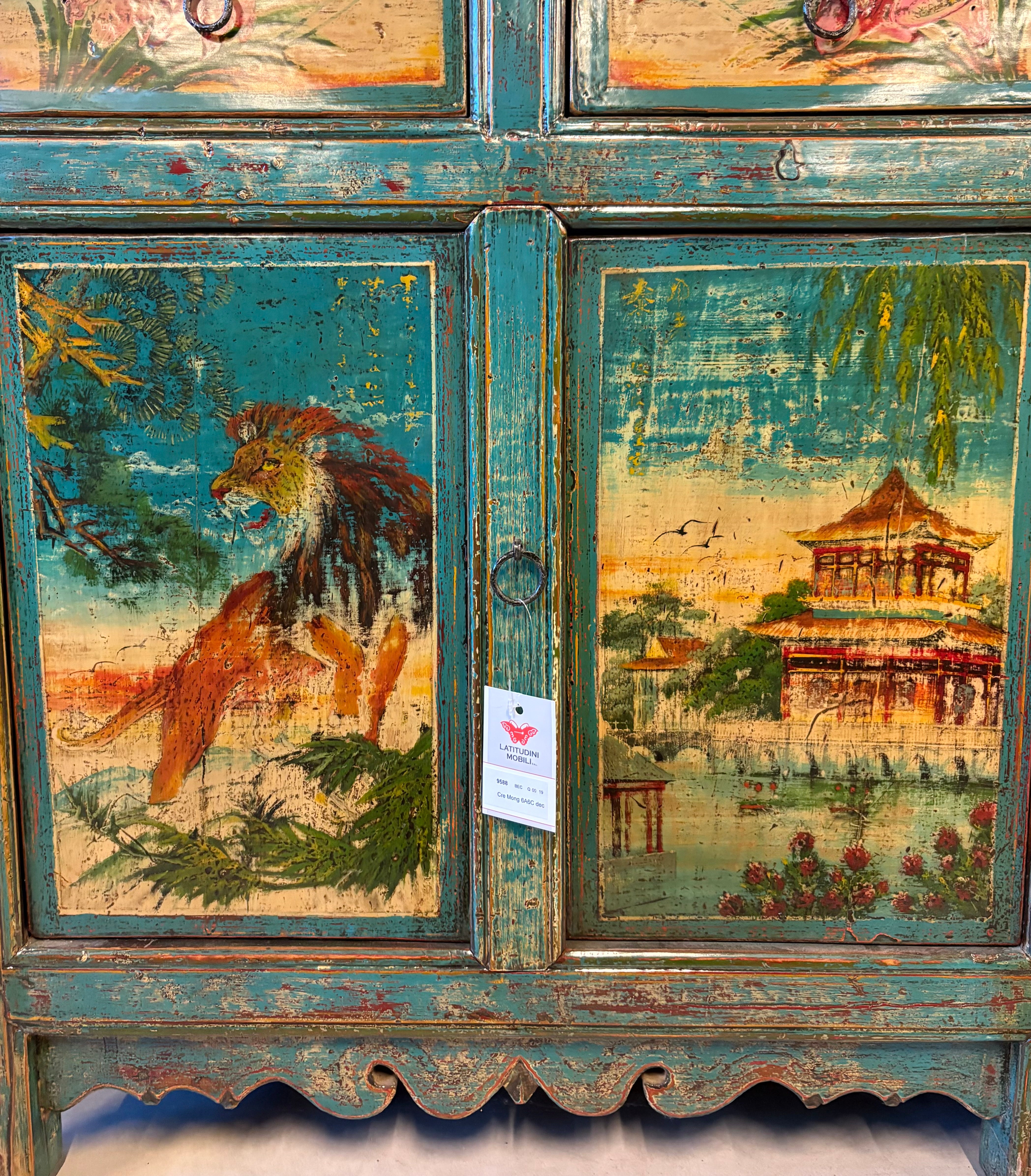 GRANDE CREDENZA MONGOLIA DEC. 6A6C