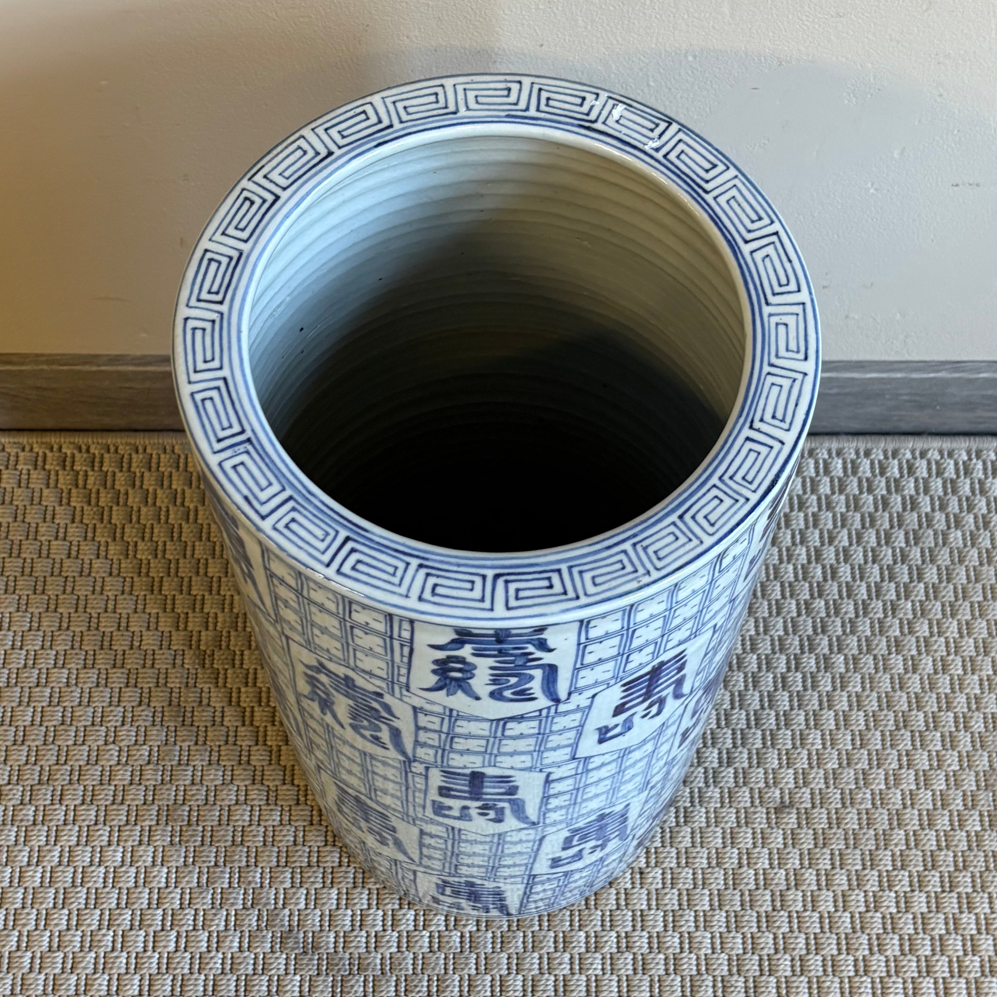 CONTENITORE PORTAOMBRELLI CERAMICA DECORATA