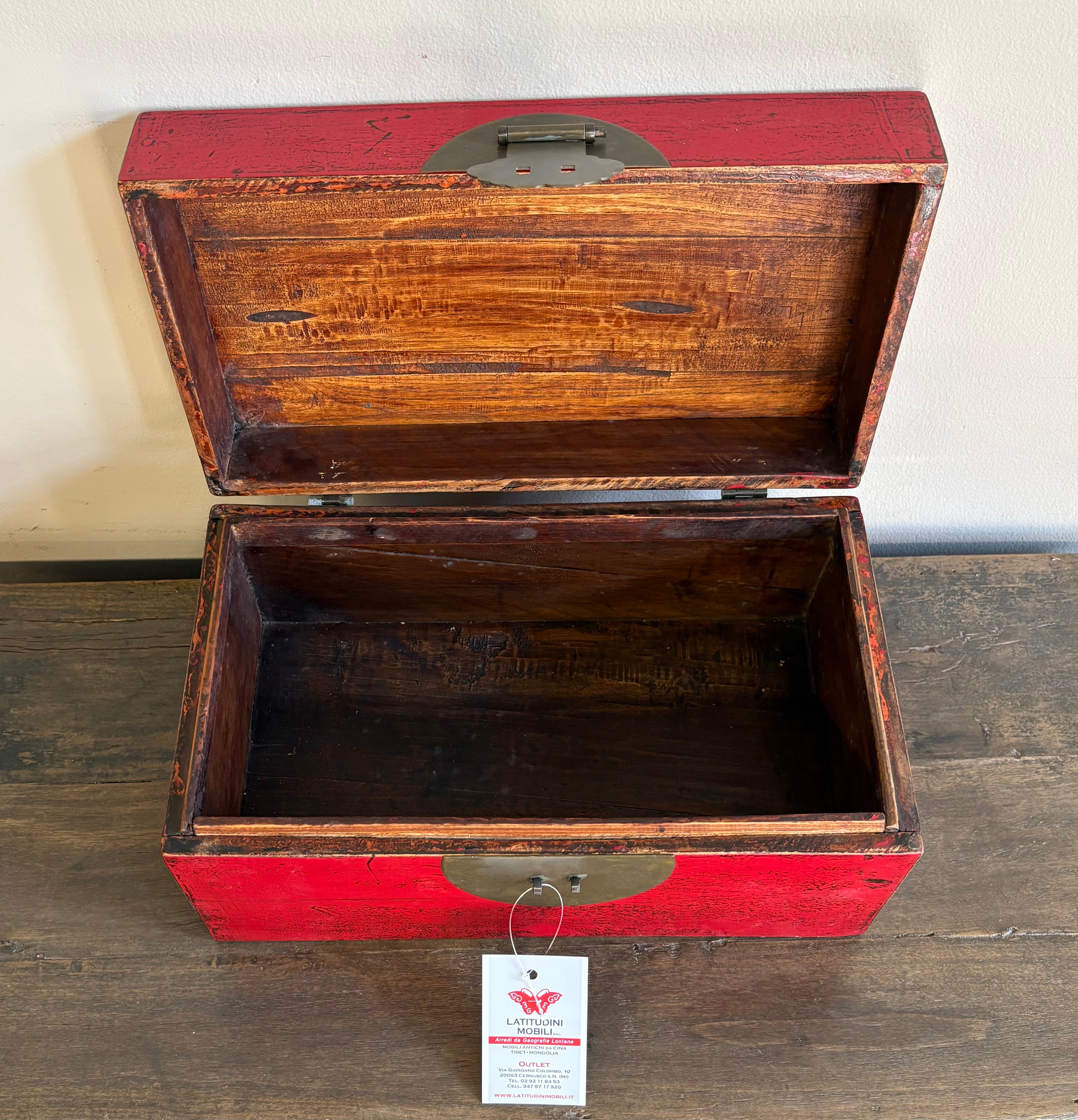 BAULETTO CINESE LACCA ROSSA