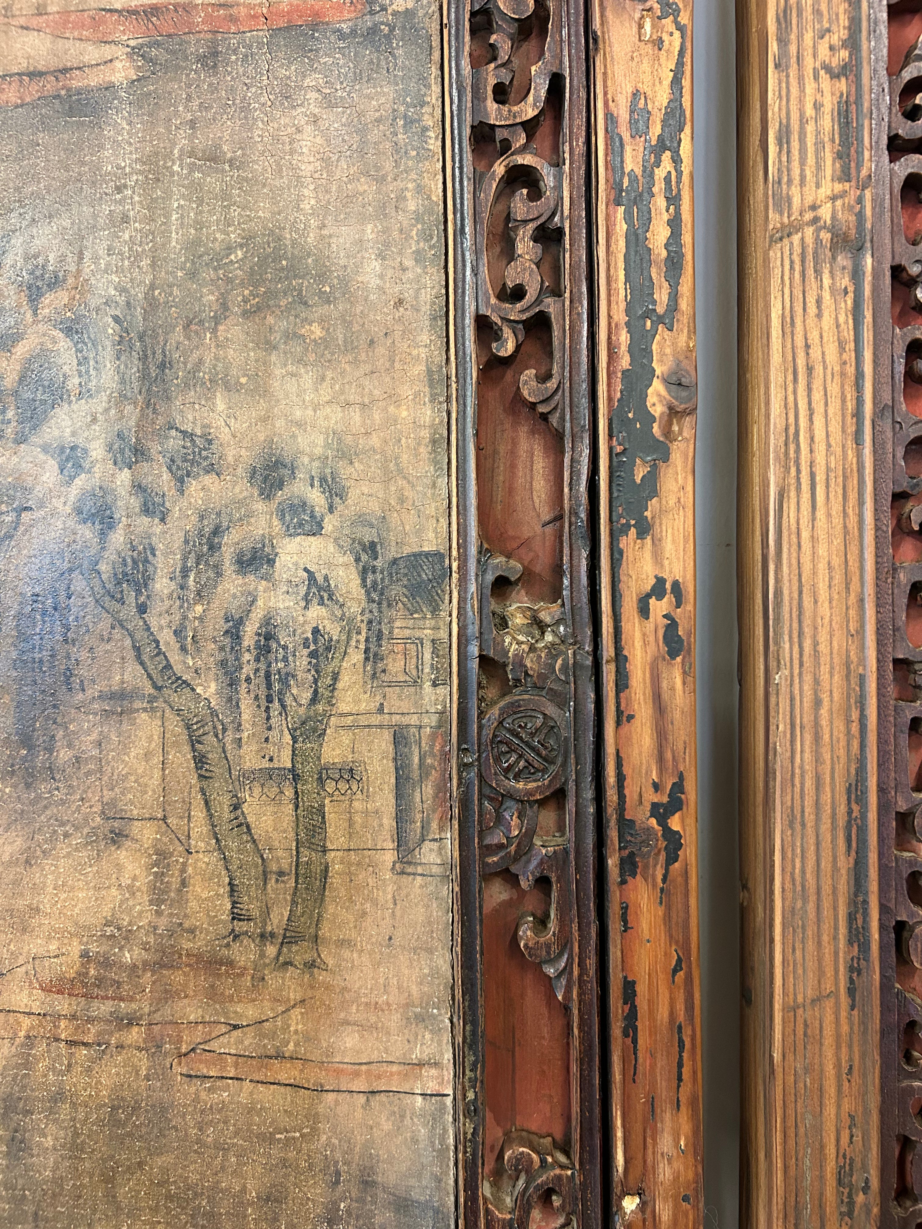 PANNELLI LIGNEI CON DECORI E INTAGLI