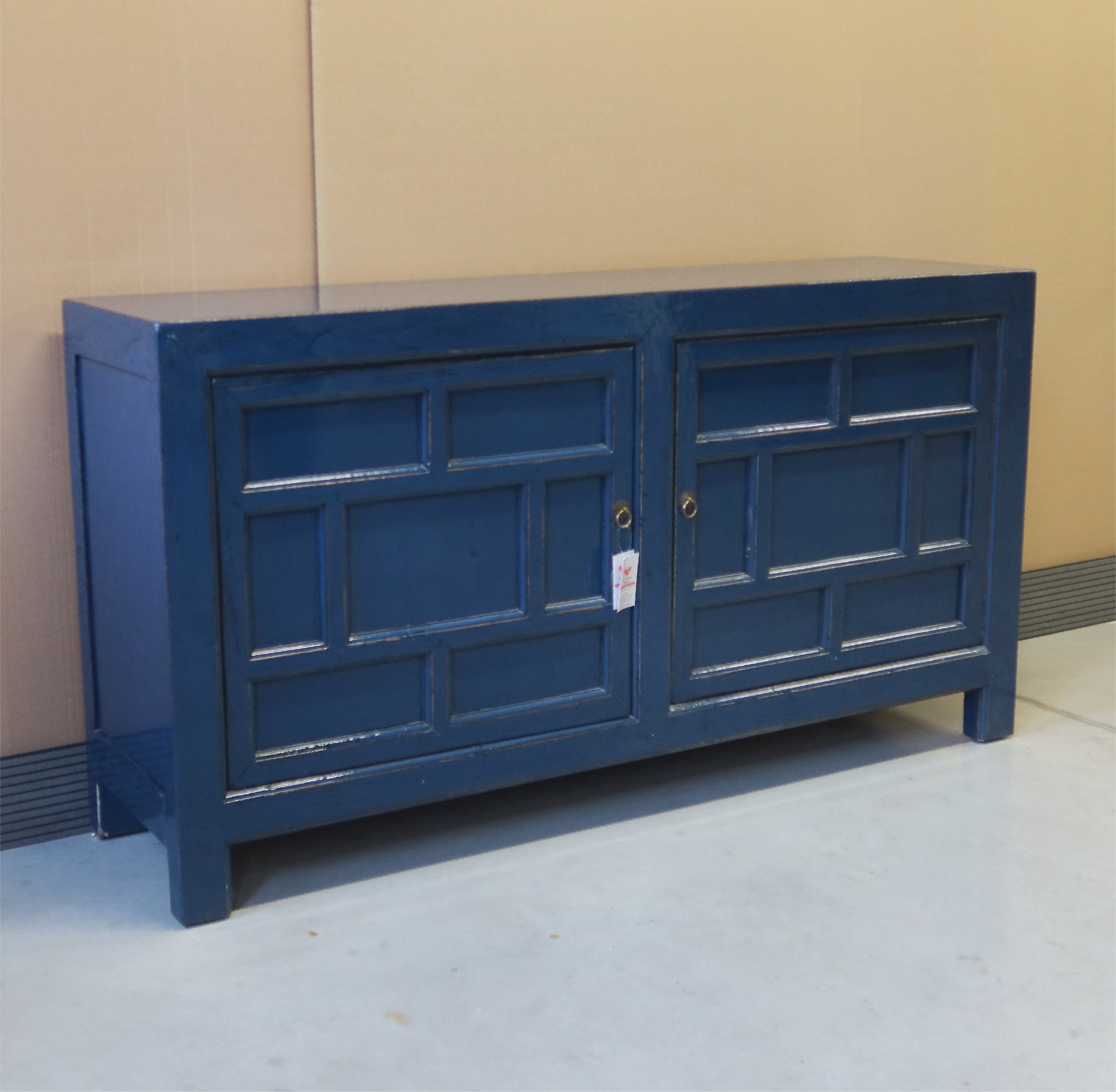 MADIA MONGOLIA LACCA BLU CON FORMELLE