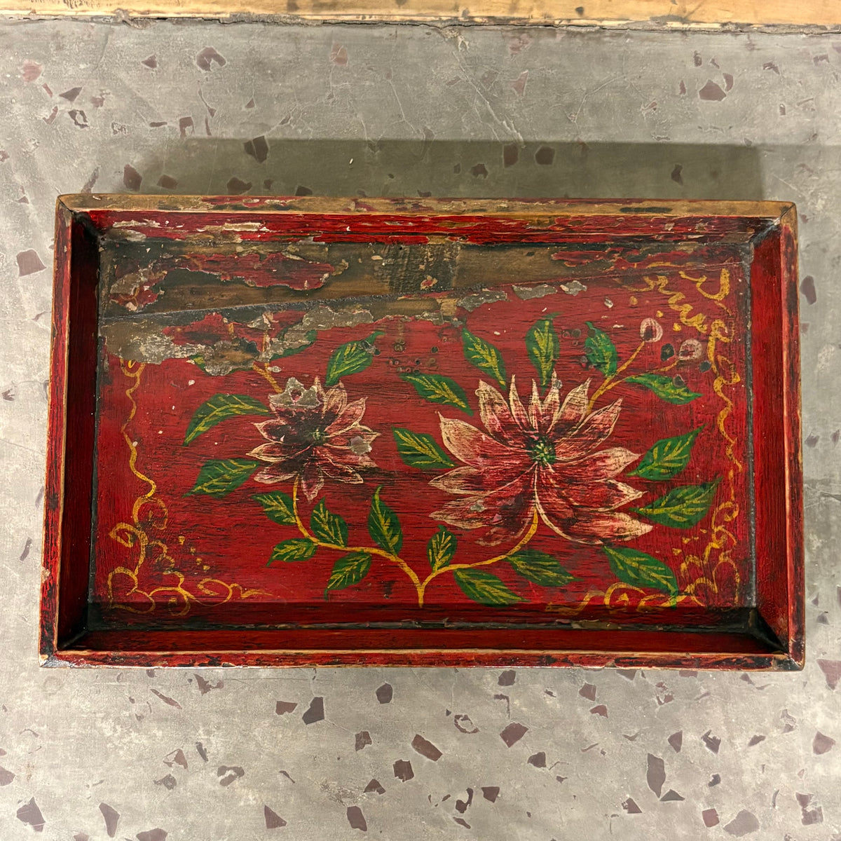 VASSOIO LIGNEO DECORATO