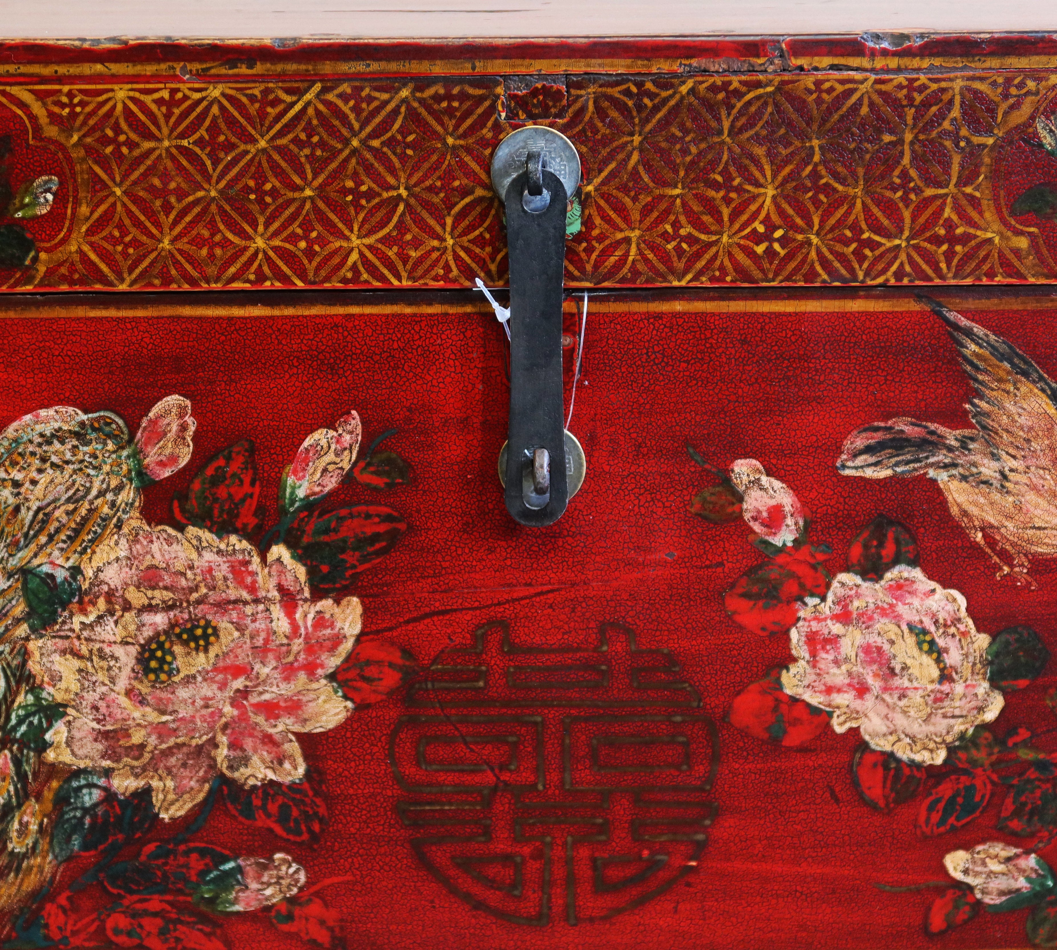 BAULE MONGOLO DECORATO