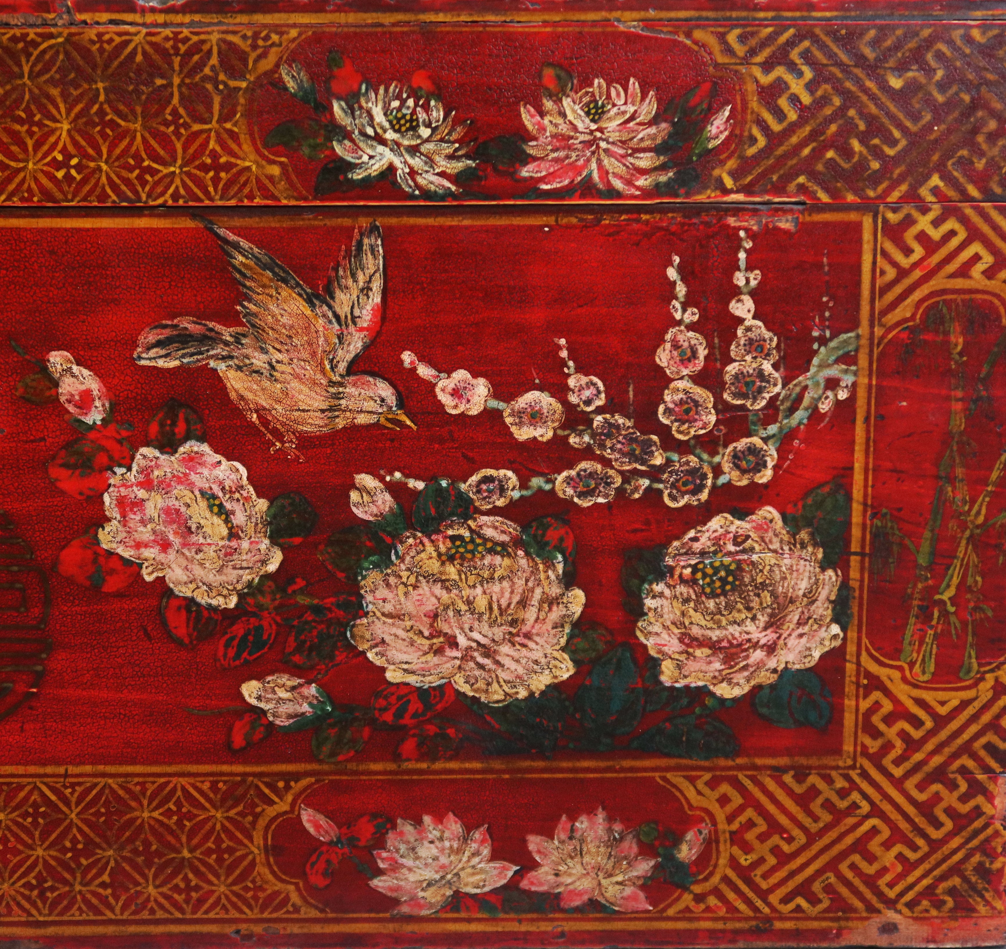 BAULE MONGOLO DECORATO