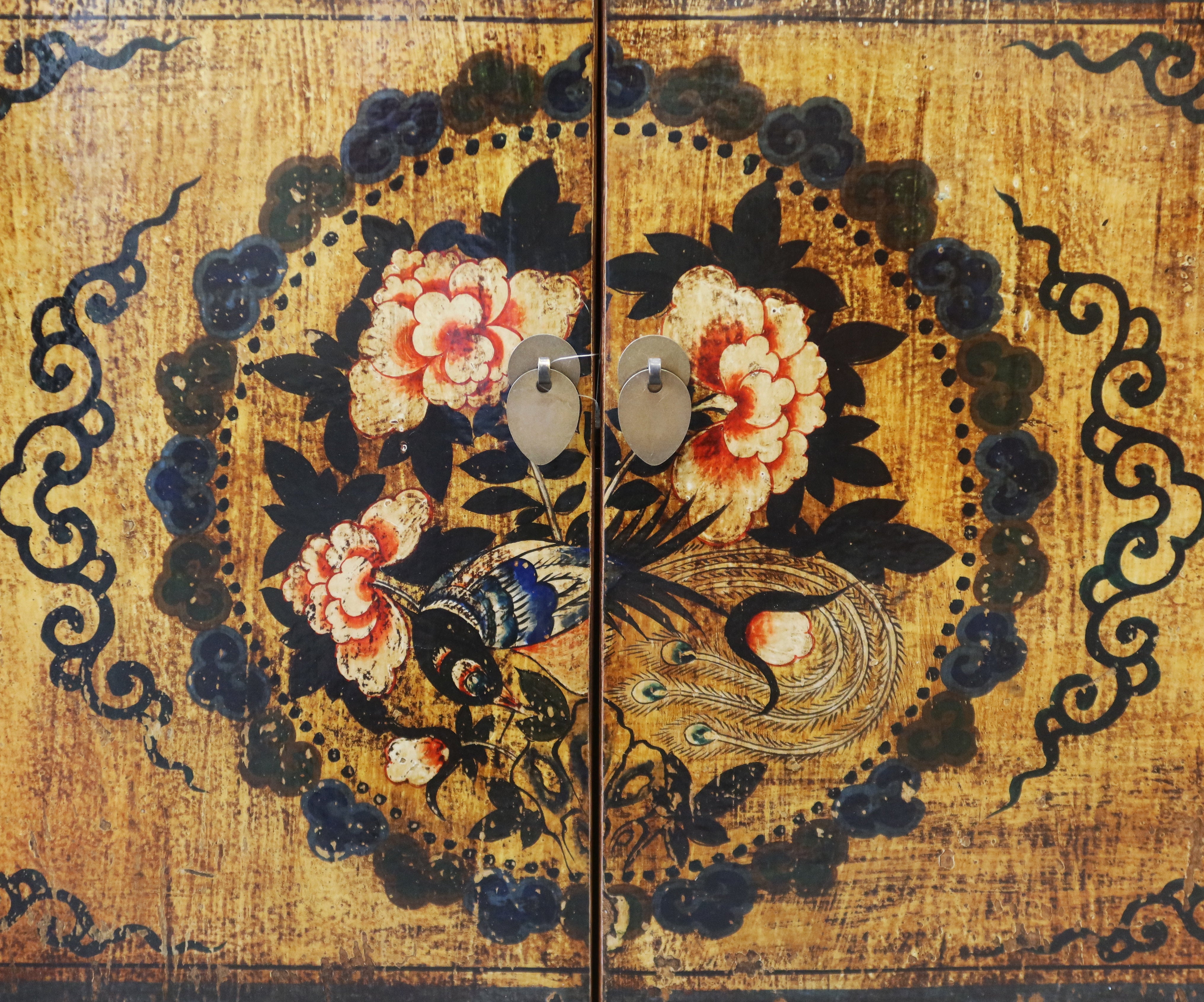 CREDENZA MONGOLIA LACCA DECORATA
