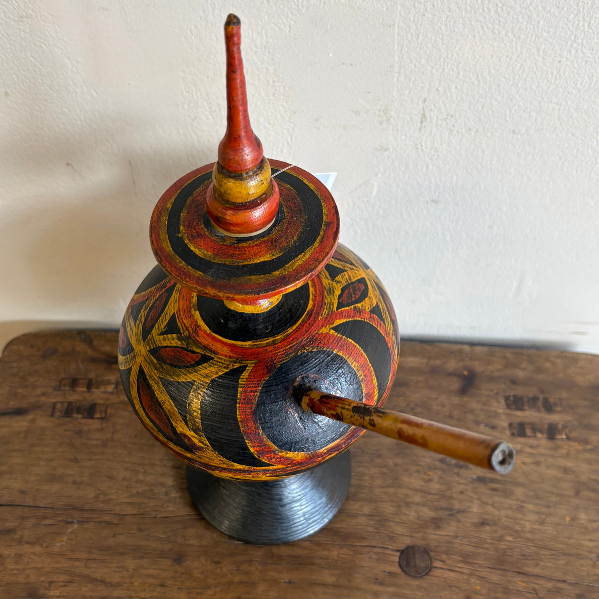 OGGETTO ORNAMENTALE LIGNEO TIBET