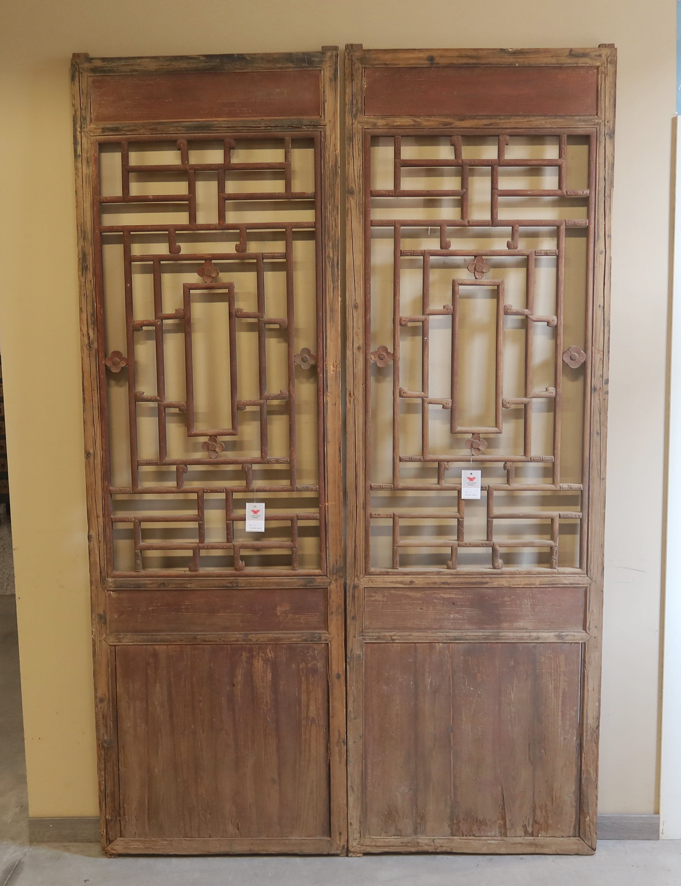 PANNELLO CINESE LIGNEO CON GRATA