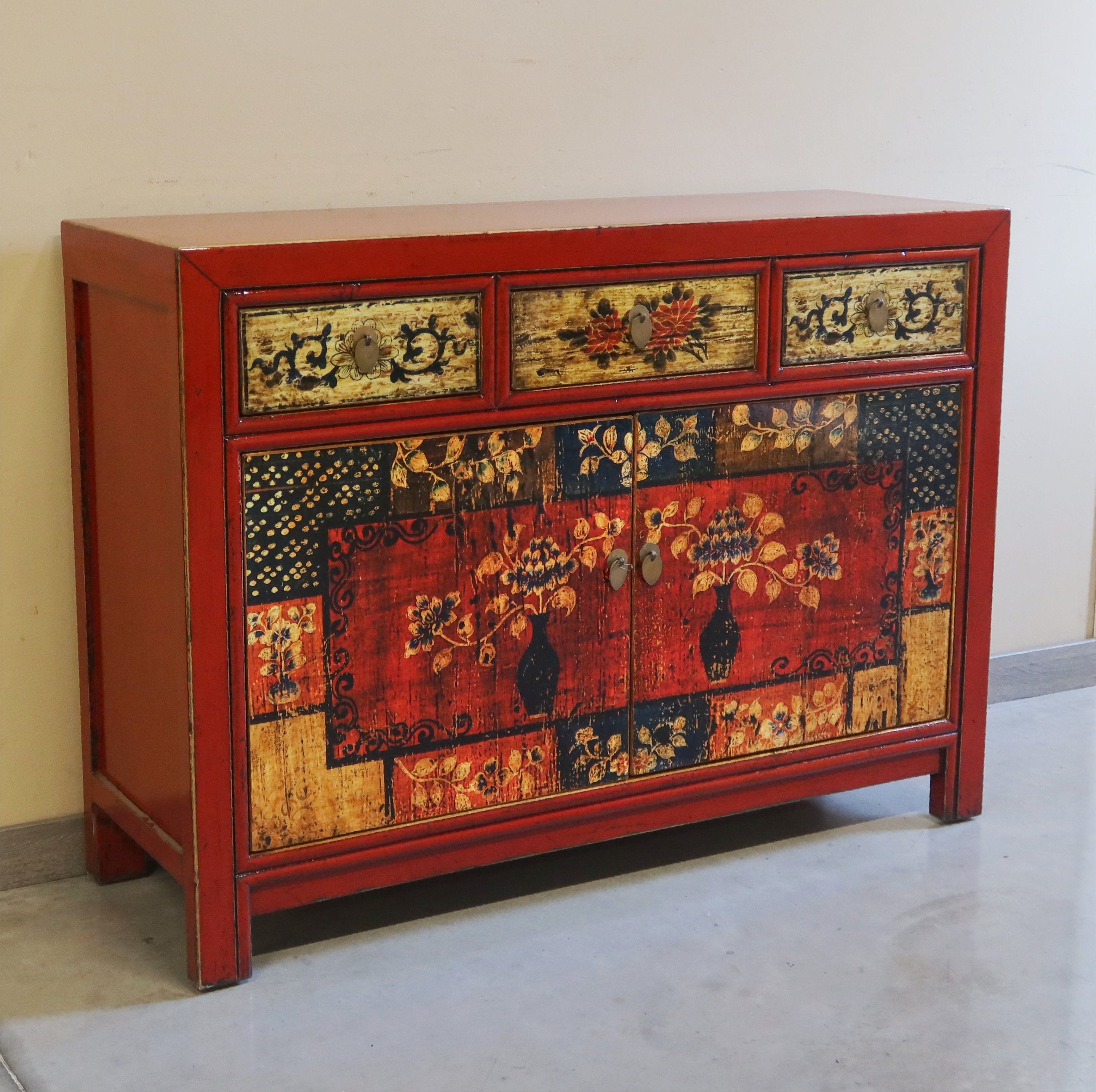 MADIA CINESE DEL GANZU DECORATA