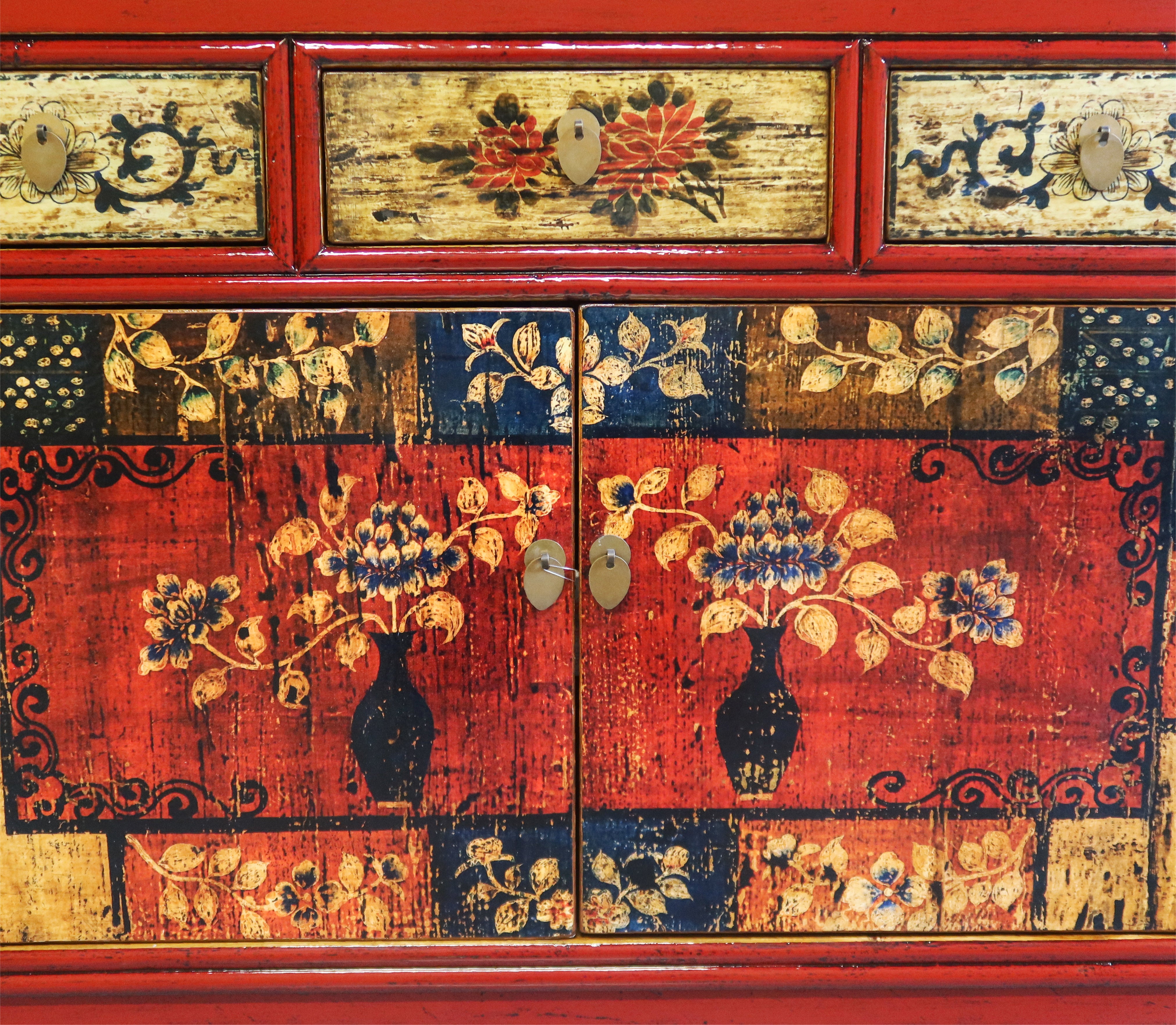 MADIA CINESE DEL GANZU DECORATA