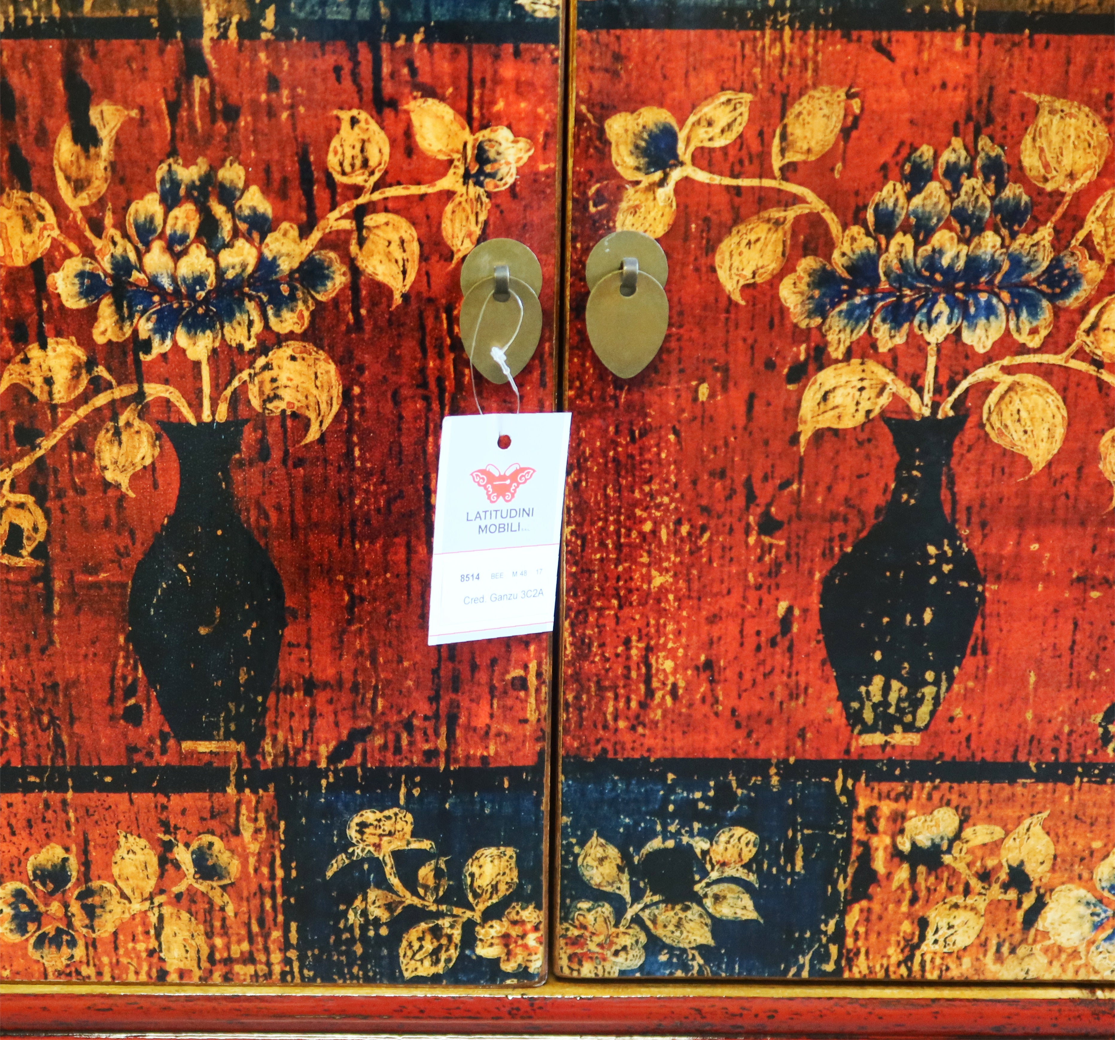 MADIA CINESE DEL GANZU DECORATA