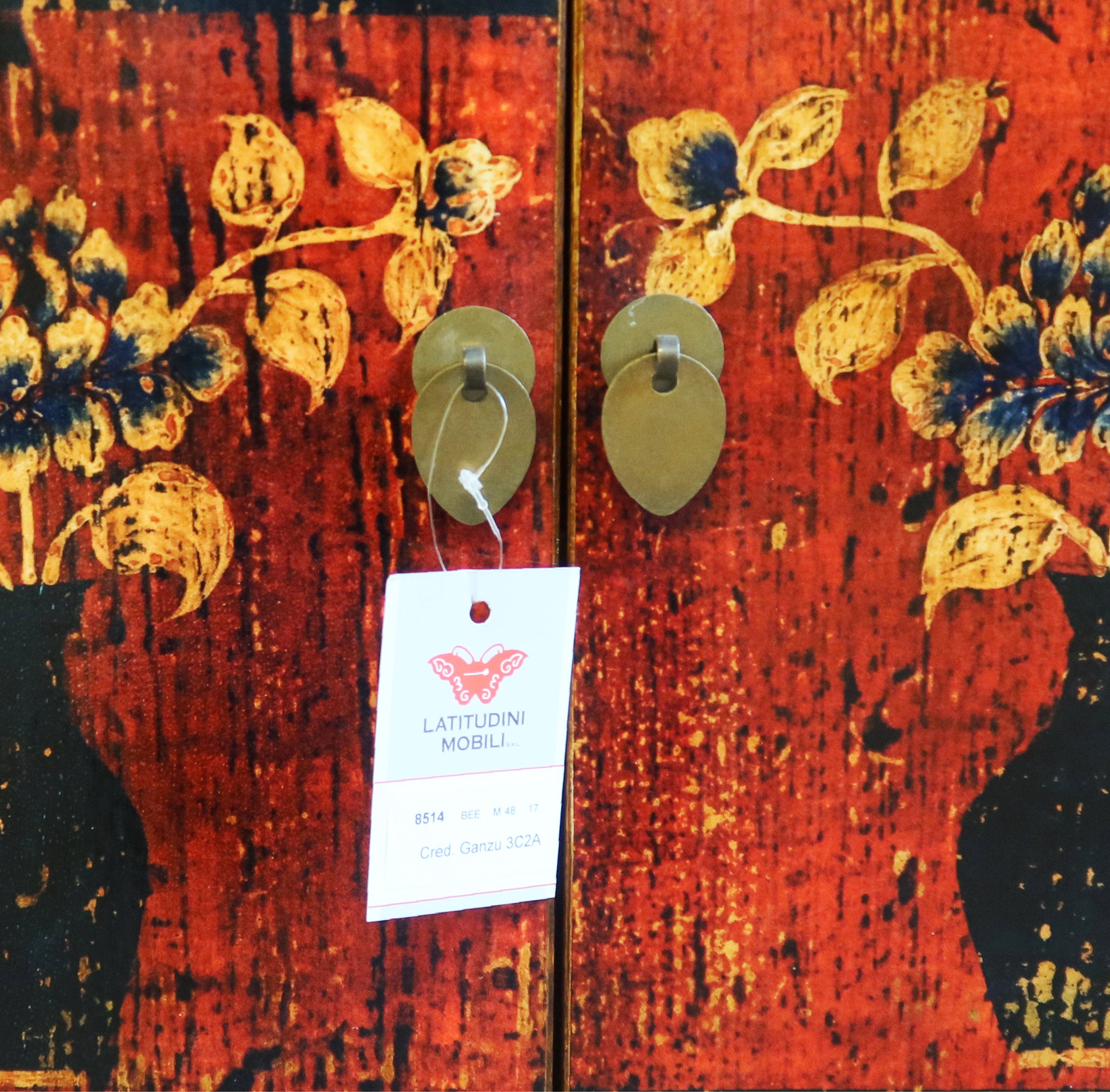 MADIA CINESE DEL GANZU DECORATA