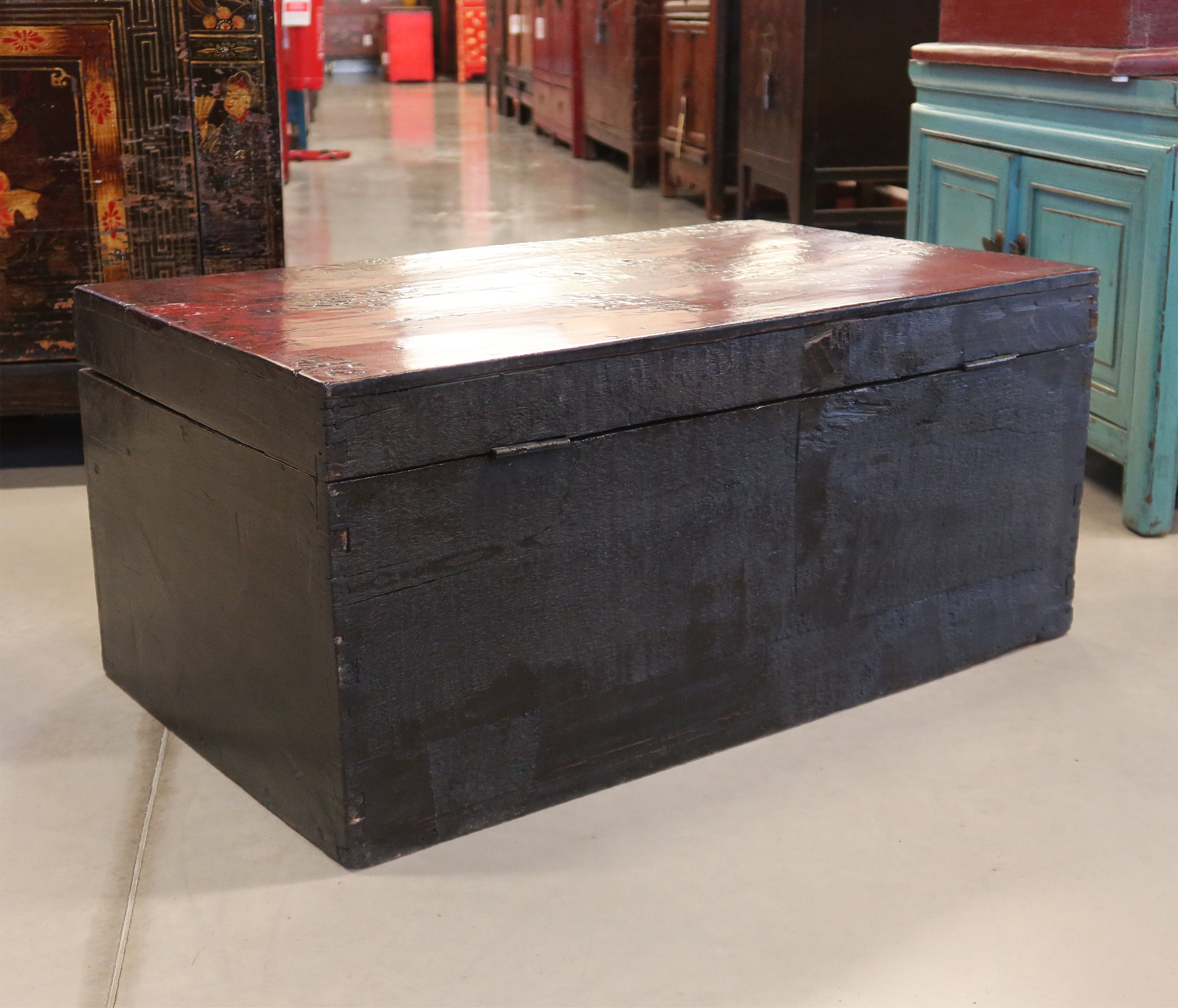 BAULE MONGOLIA DECORO FLOREALE