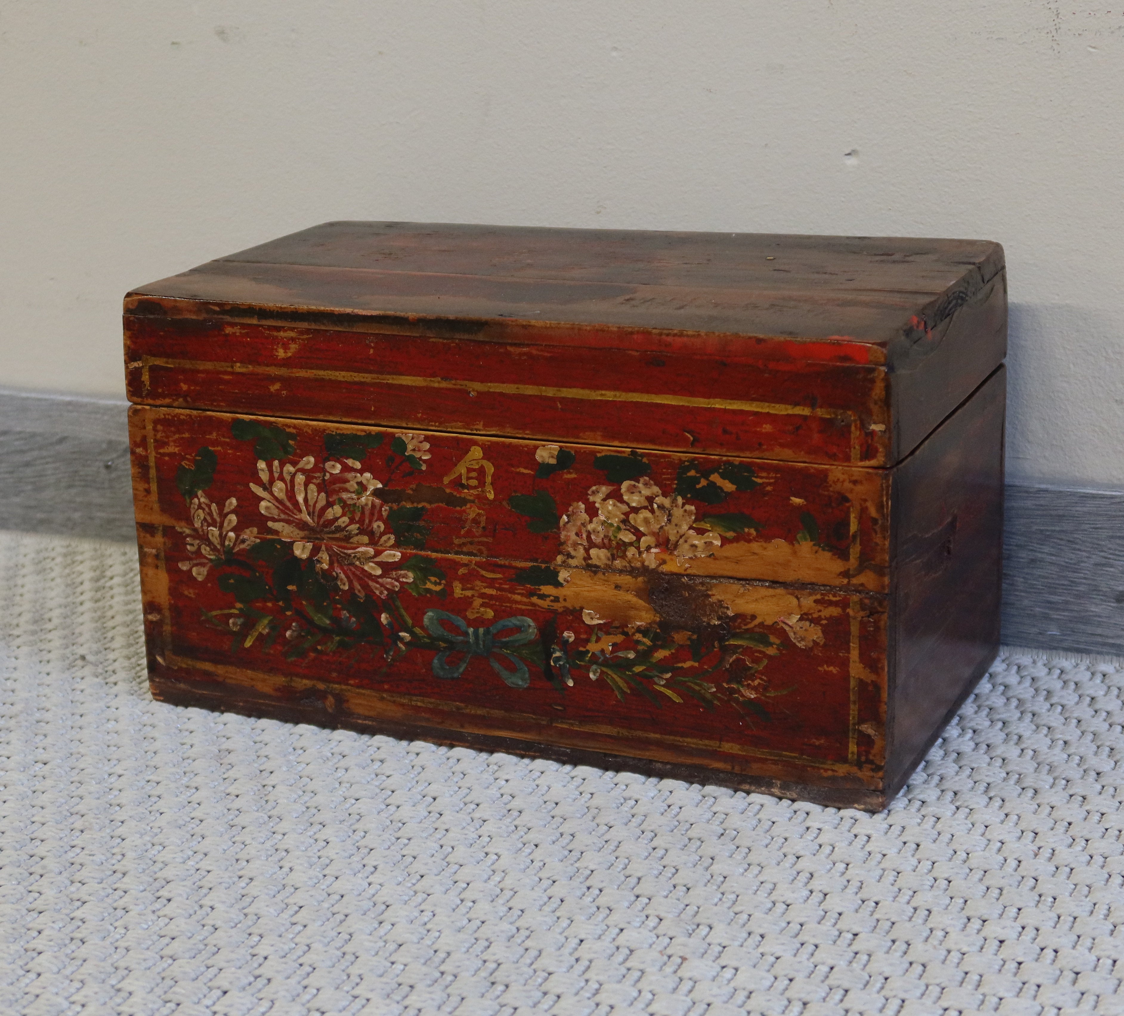 SCATOLA MONGOLIA DECORATA