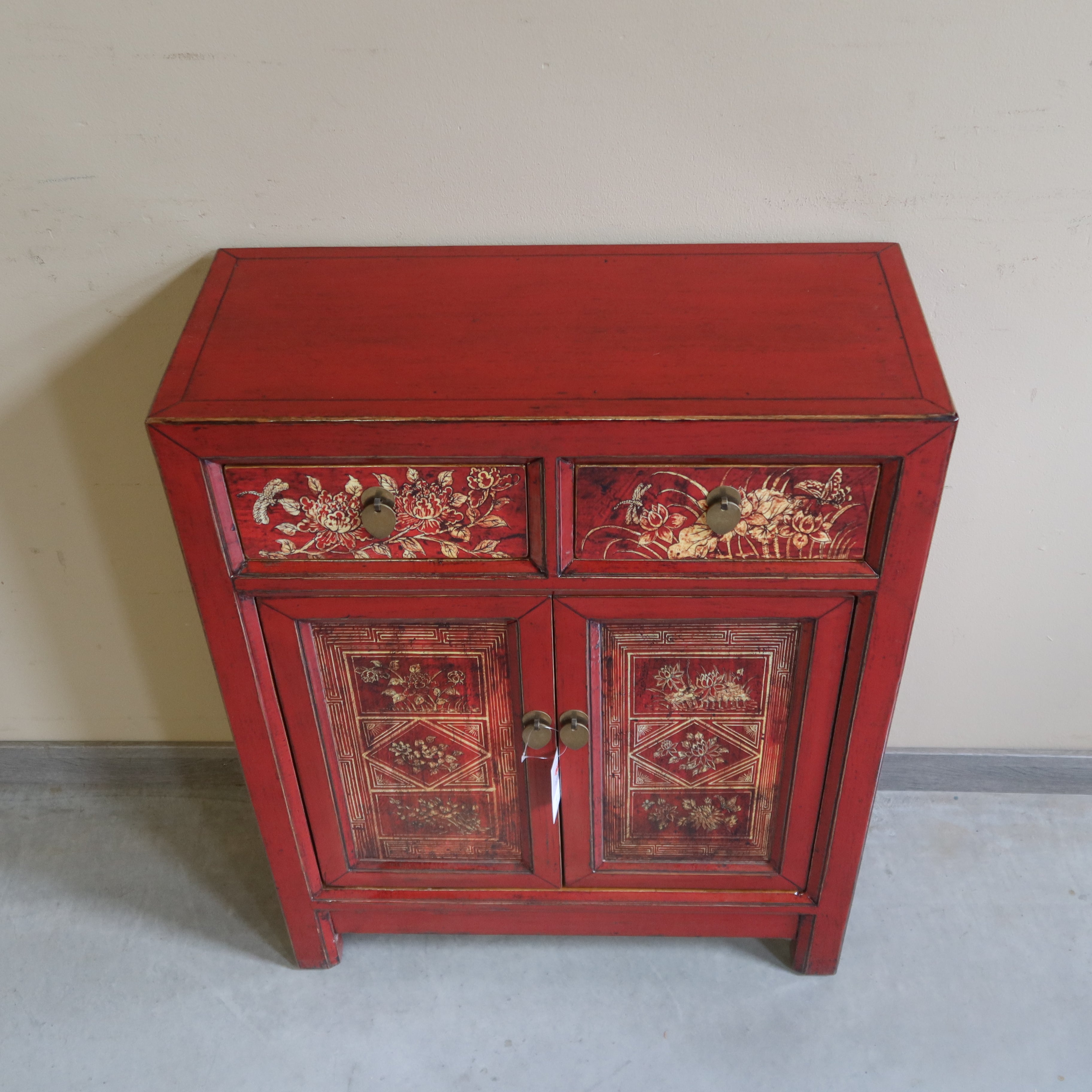 CREDENZINO MONGOLIA DECORATO