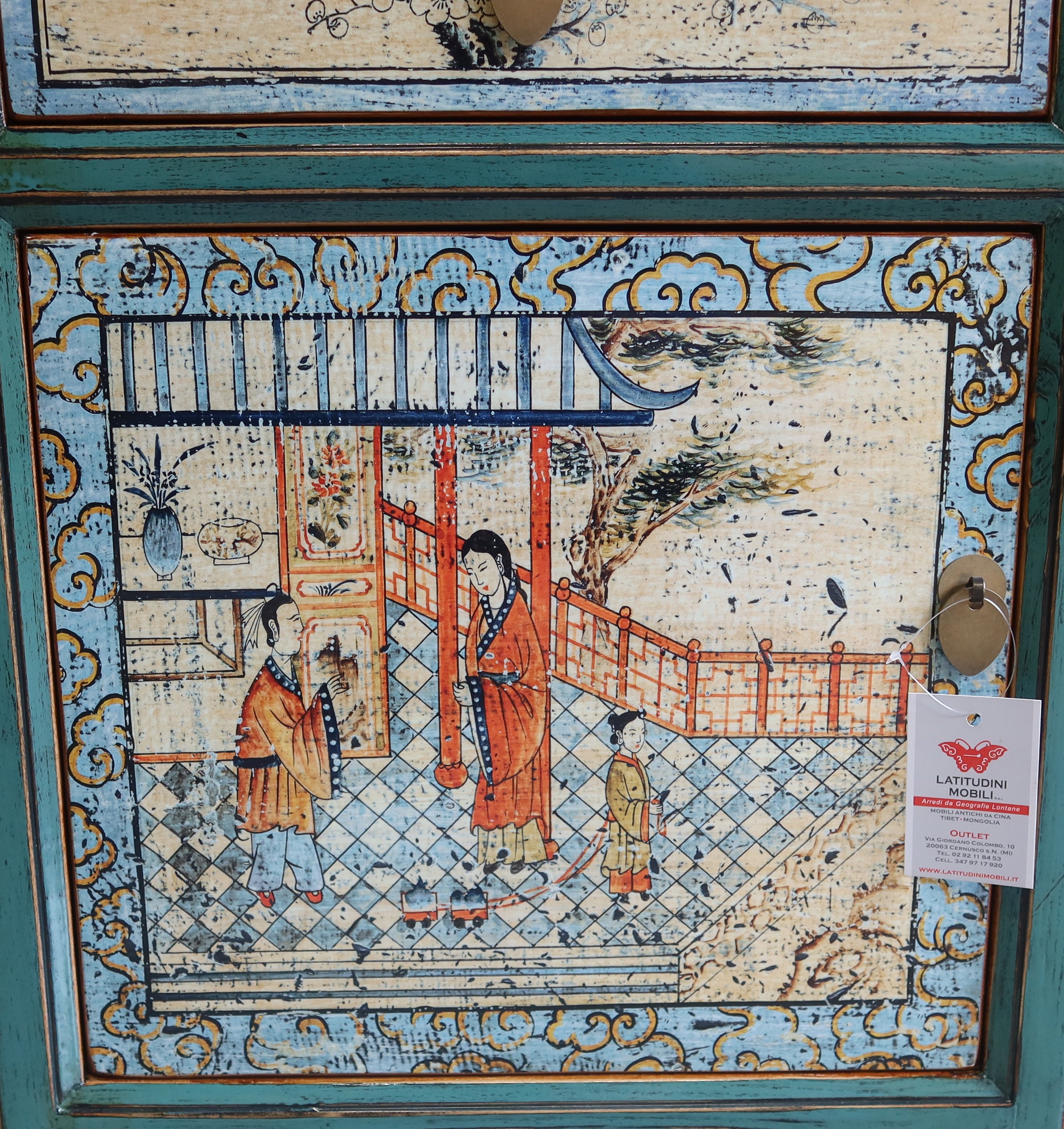 COMODINI MONGOLIA DECORATI