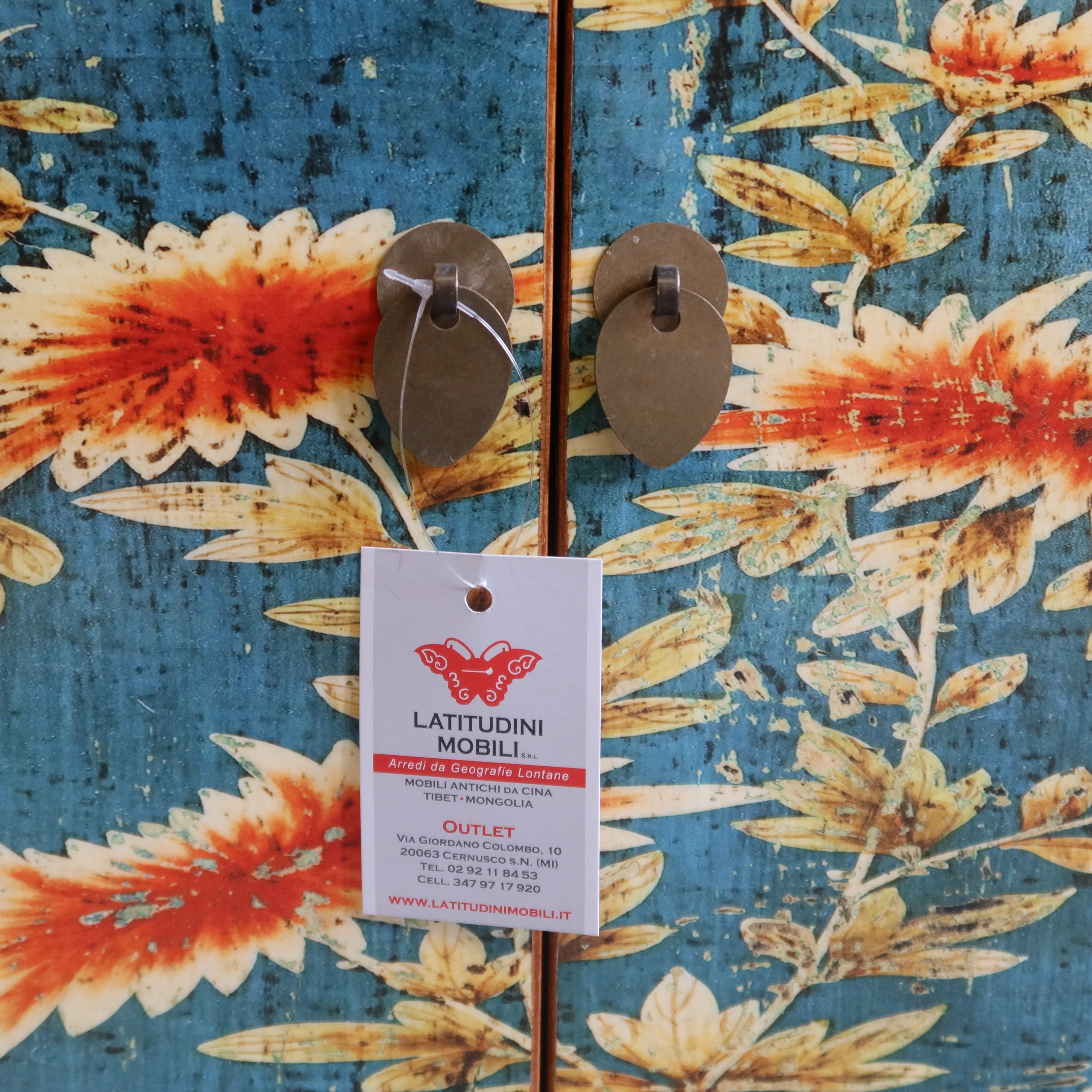 CREDENZINA MONGOLIA DECORATA