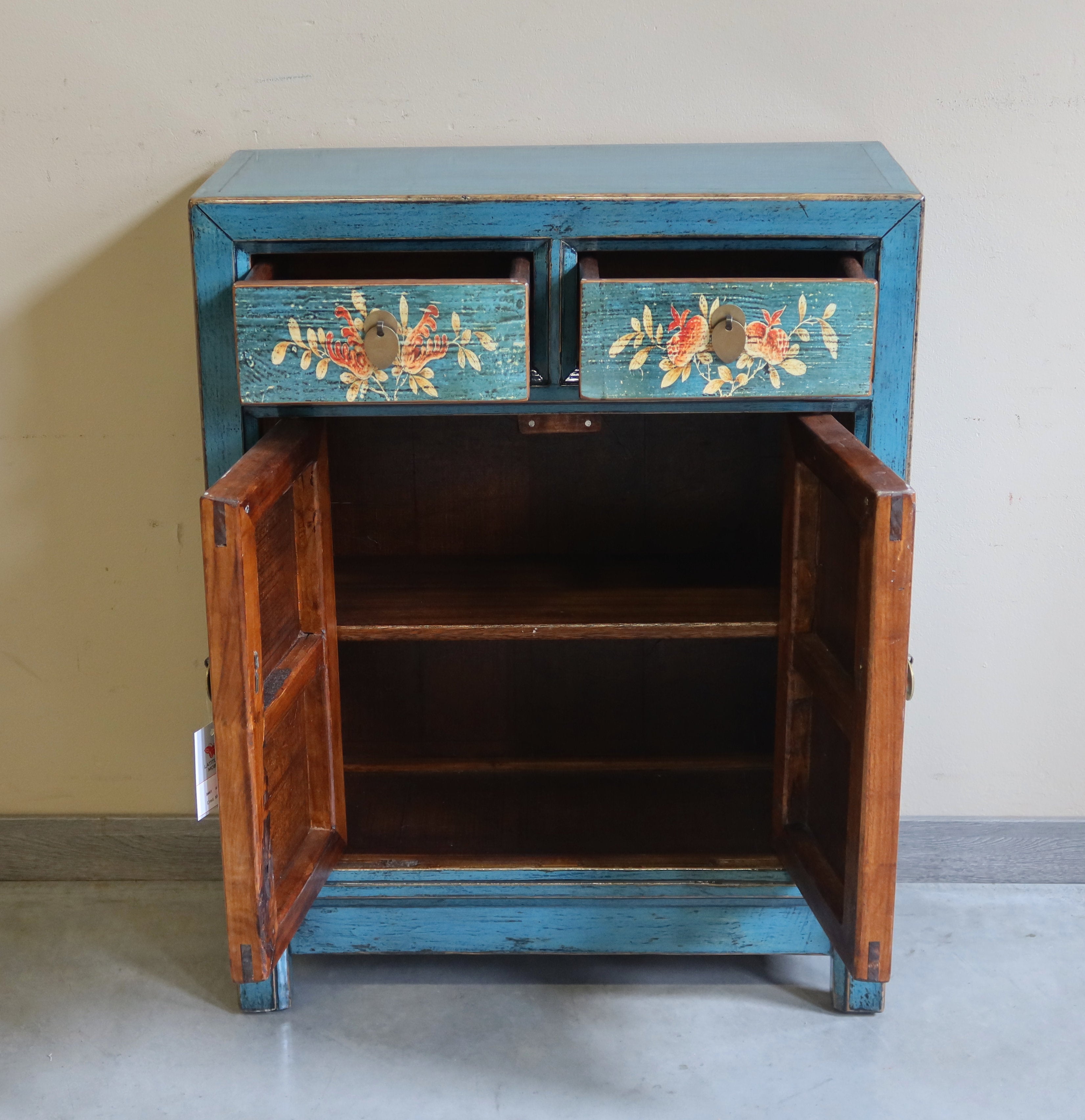 CREDENZINA MONGOLIA DECORATA