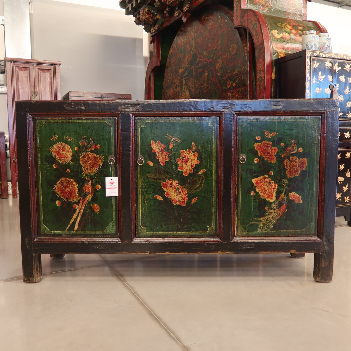 MADIA MONGOLIA DECORATA A TRE PANNELLI