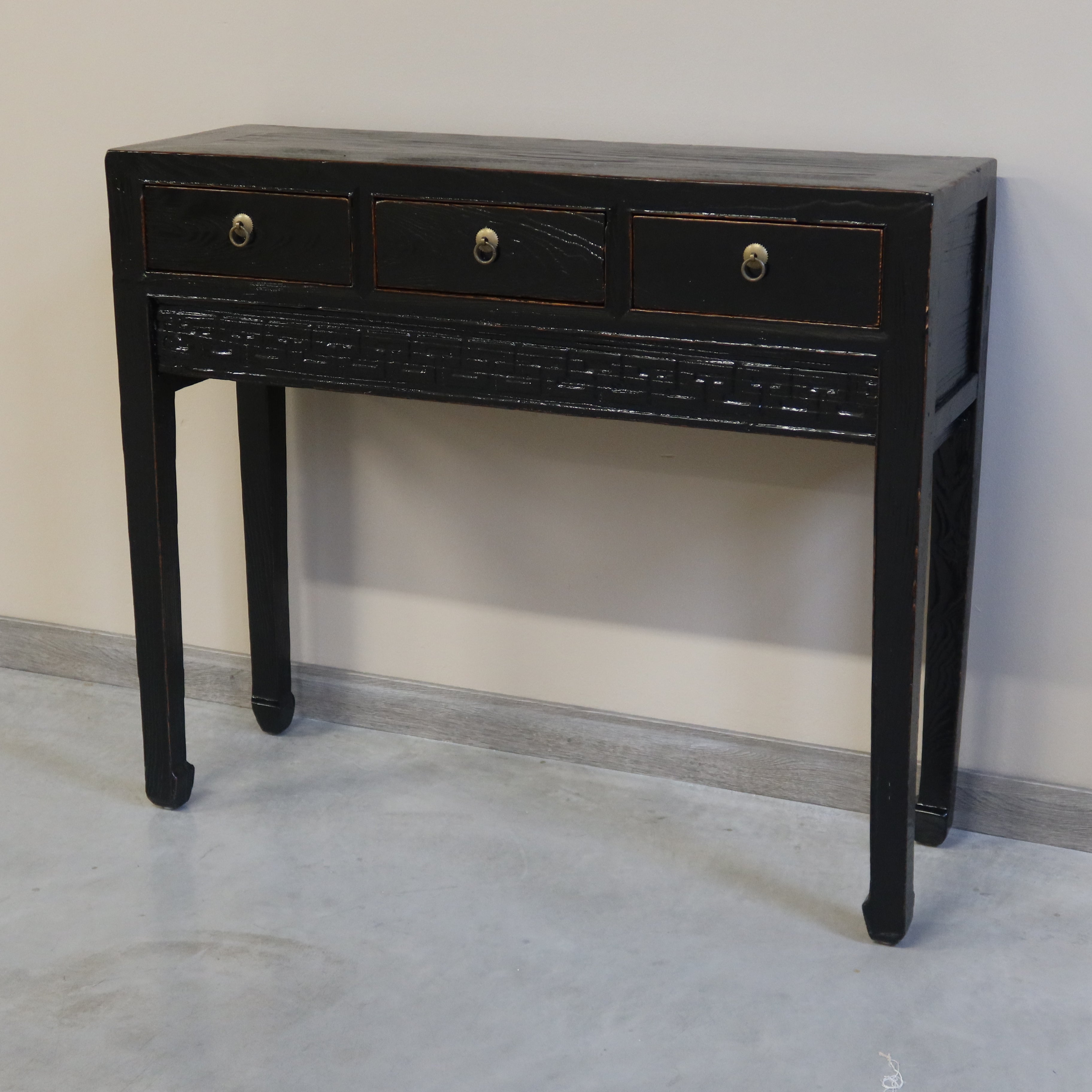 CONSOLLE CINESE LACCA NERA