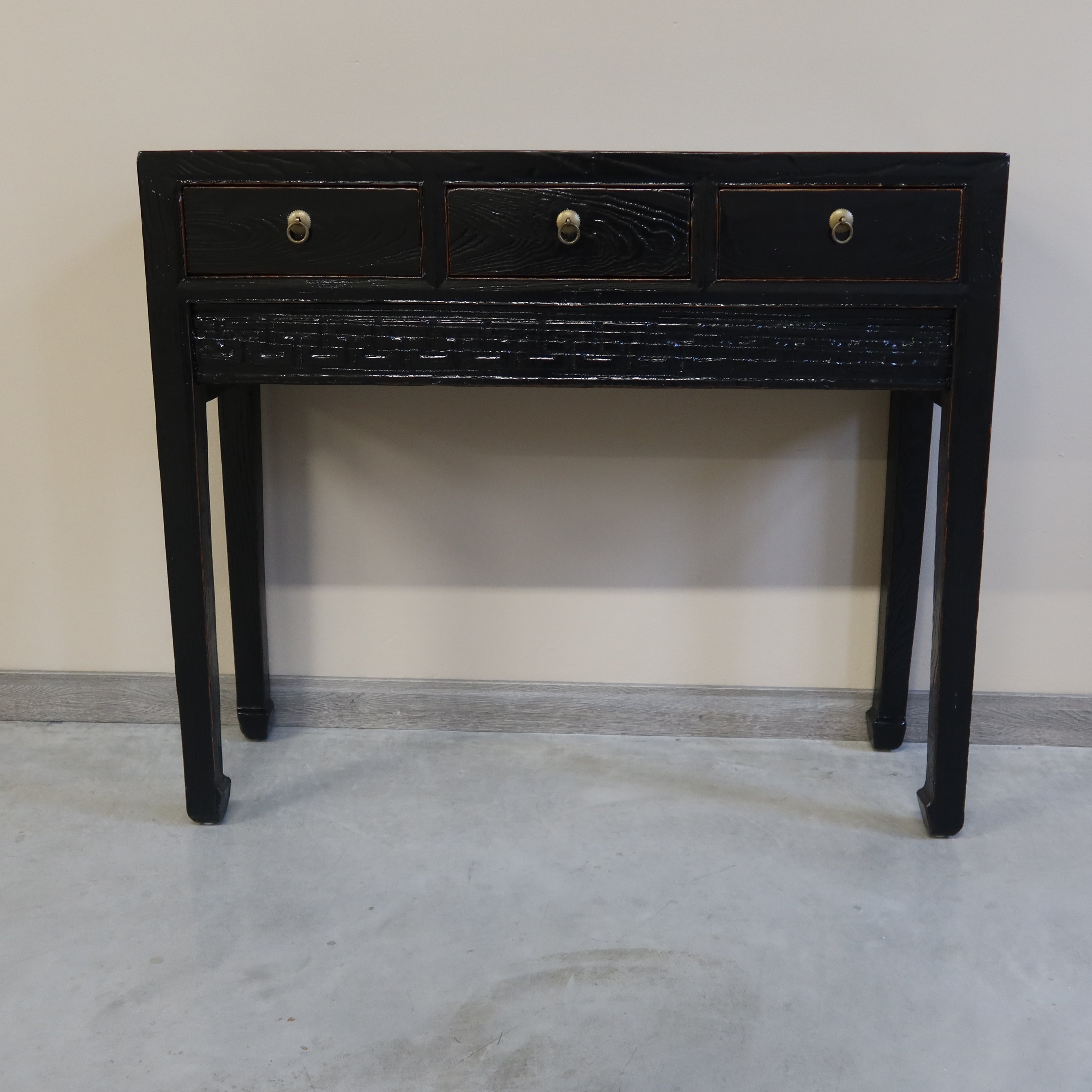 CONSOLLE CINESE LACCA NERA